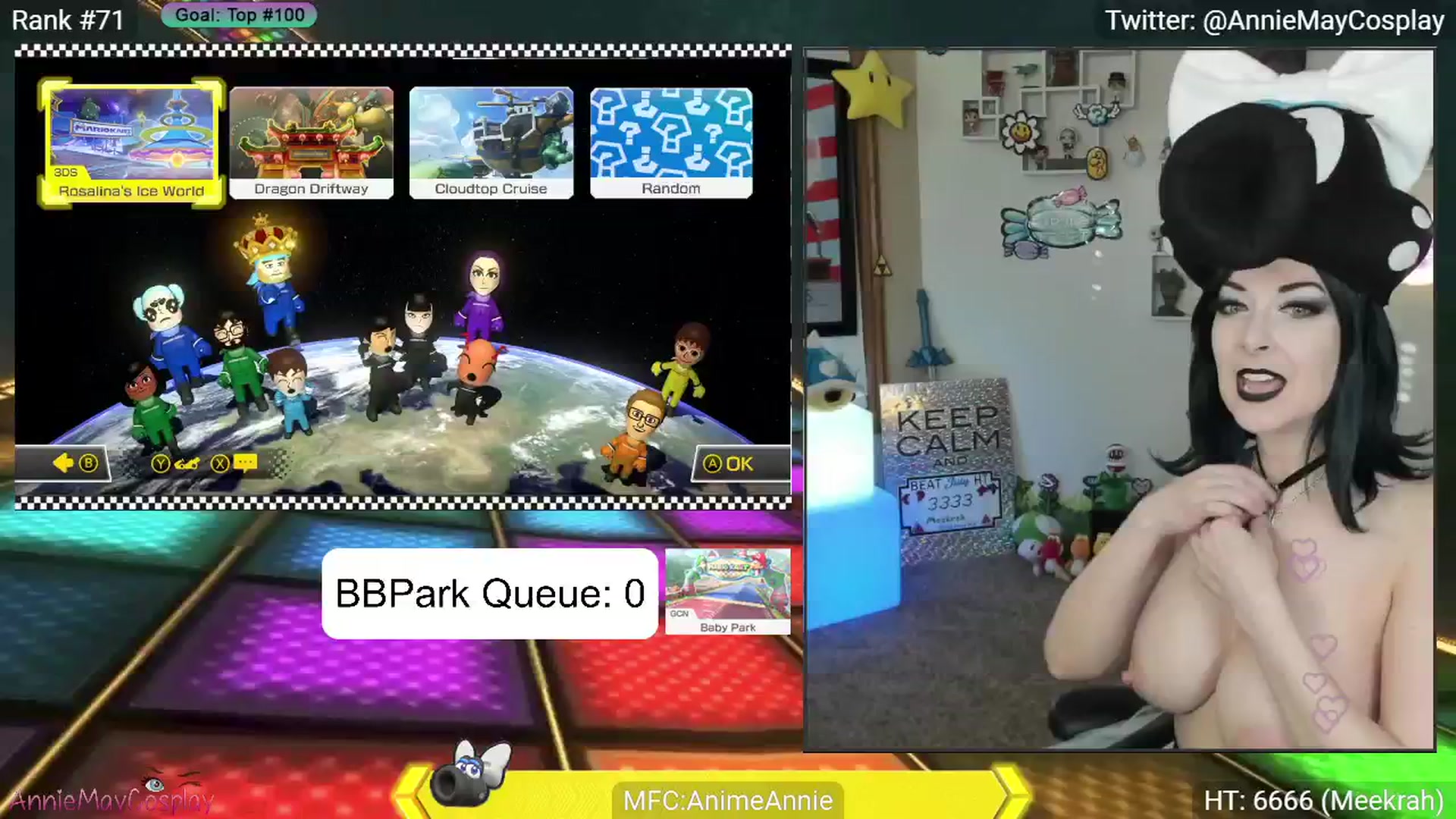 Gallery image thumbnail from AnimeAnnie's myfreecams stream on, 07/04/2024, 03:54 image 7 of 20