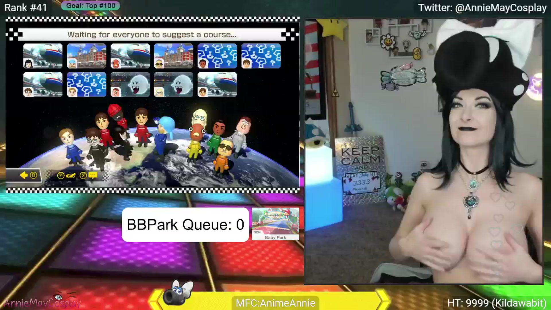 Gallery image thumbnail from AnimeAnnie's myfreecams stream on, 07/04/2024, 03:54 image 16 of 20