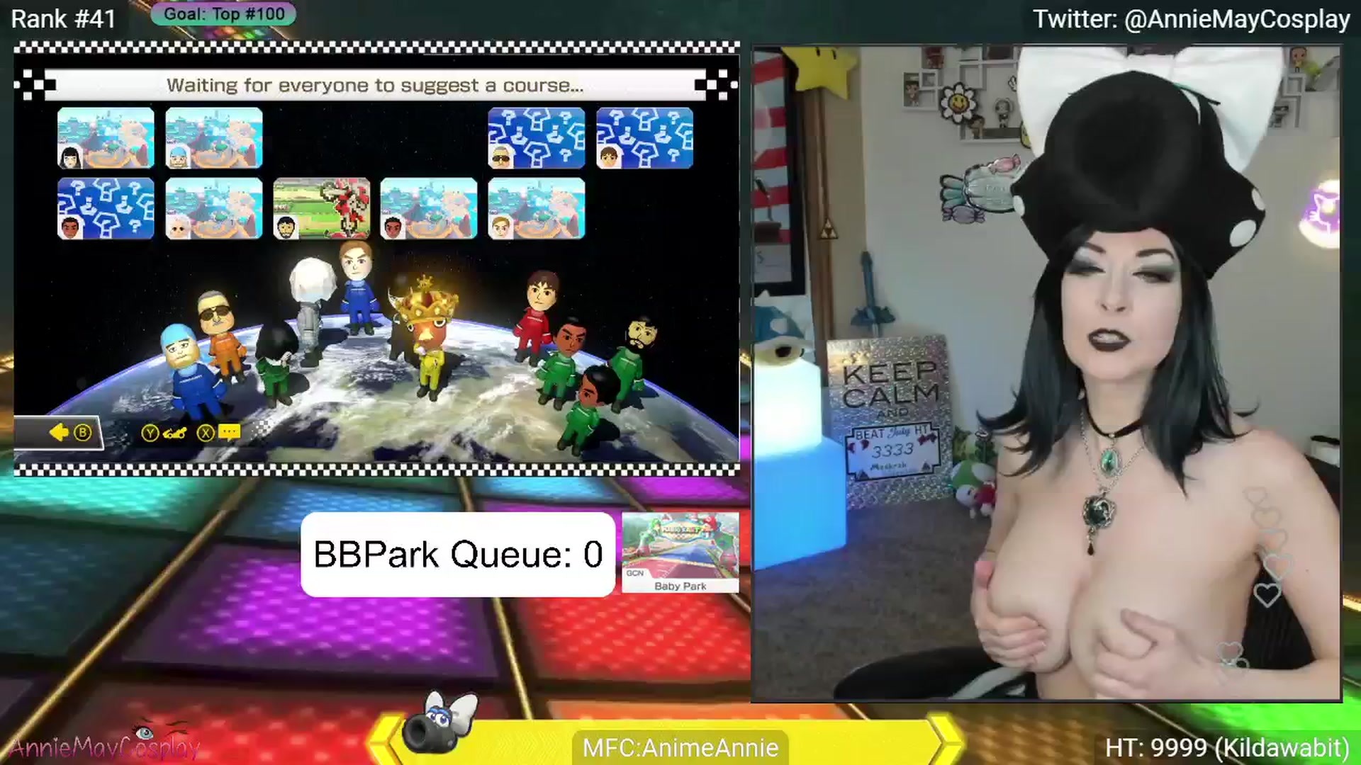 Gallery image thumbnail from AnimeAnnie's myfreecams stream on, 07/04/2024, 03:54 image 15 of 20
