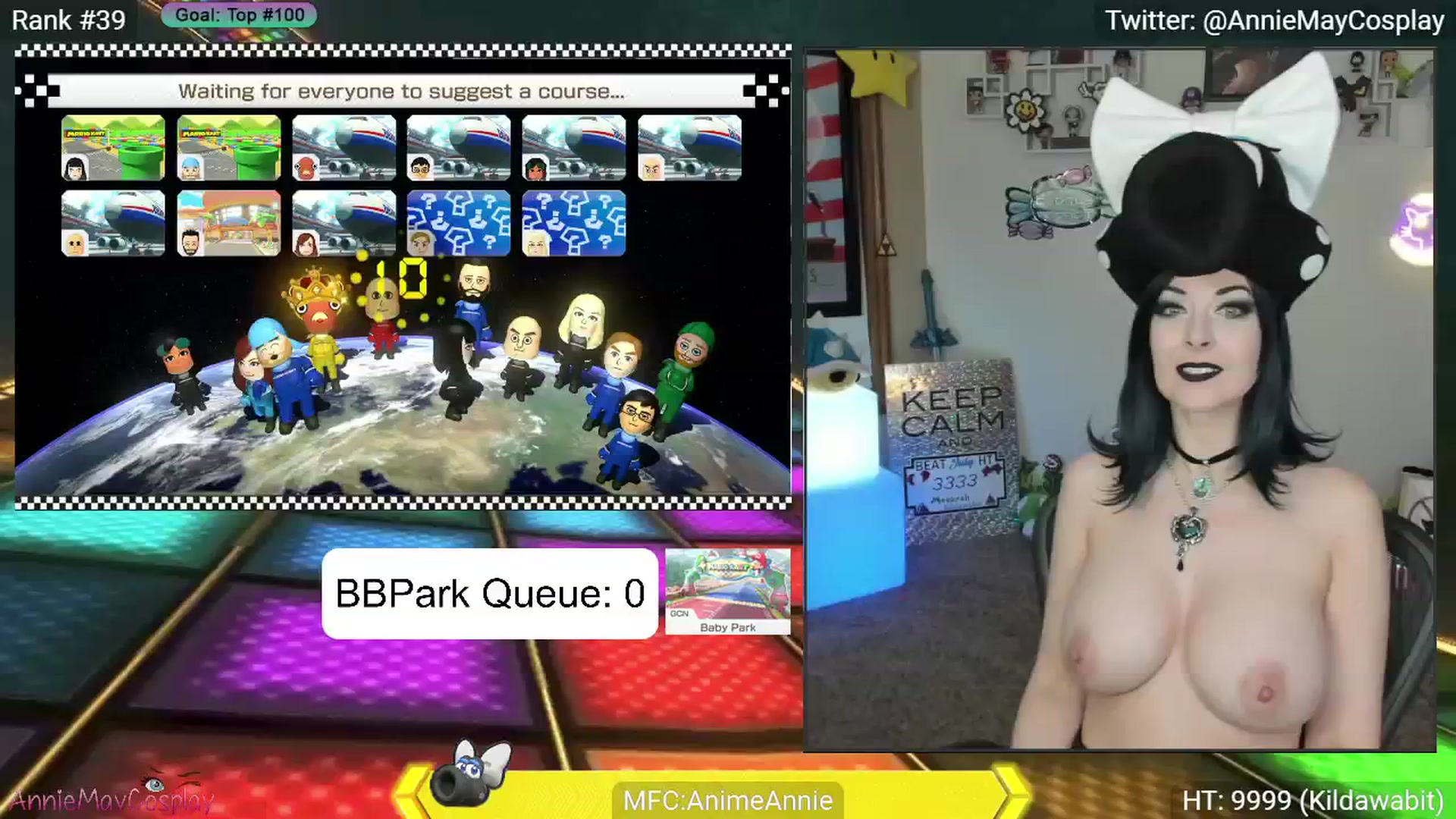Gallery image thumbnail from AnimeAnnie's myfreecams stream on, 07/04/2024, 03:54 image 19 of 20