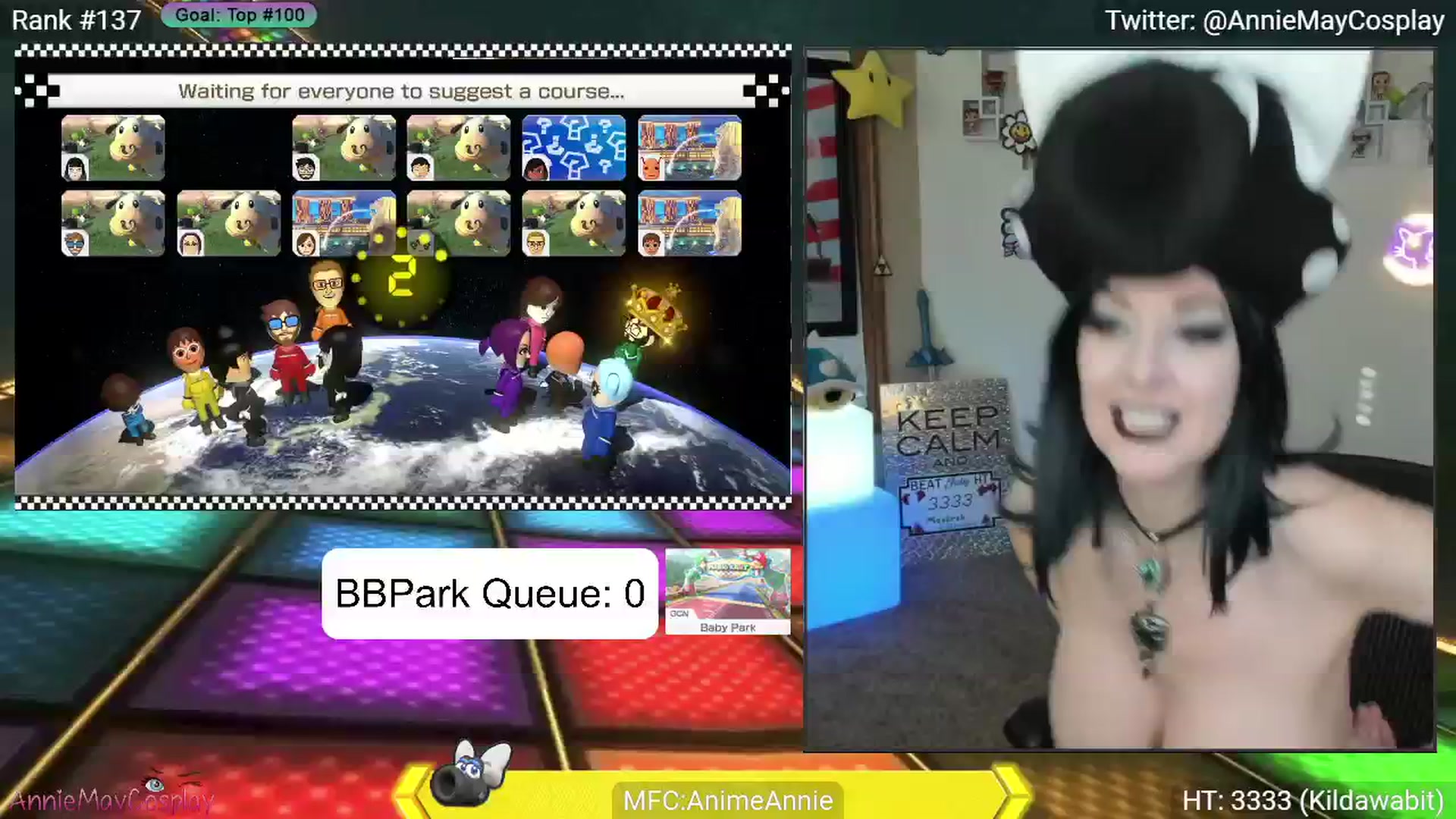 Gallery image thumbnail from AnimeAnnie's myfreecams stream on, 07/04/2024, 03:54 image 6 of 20