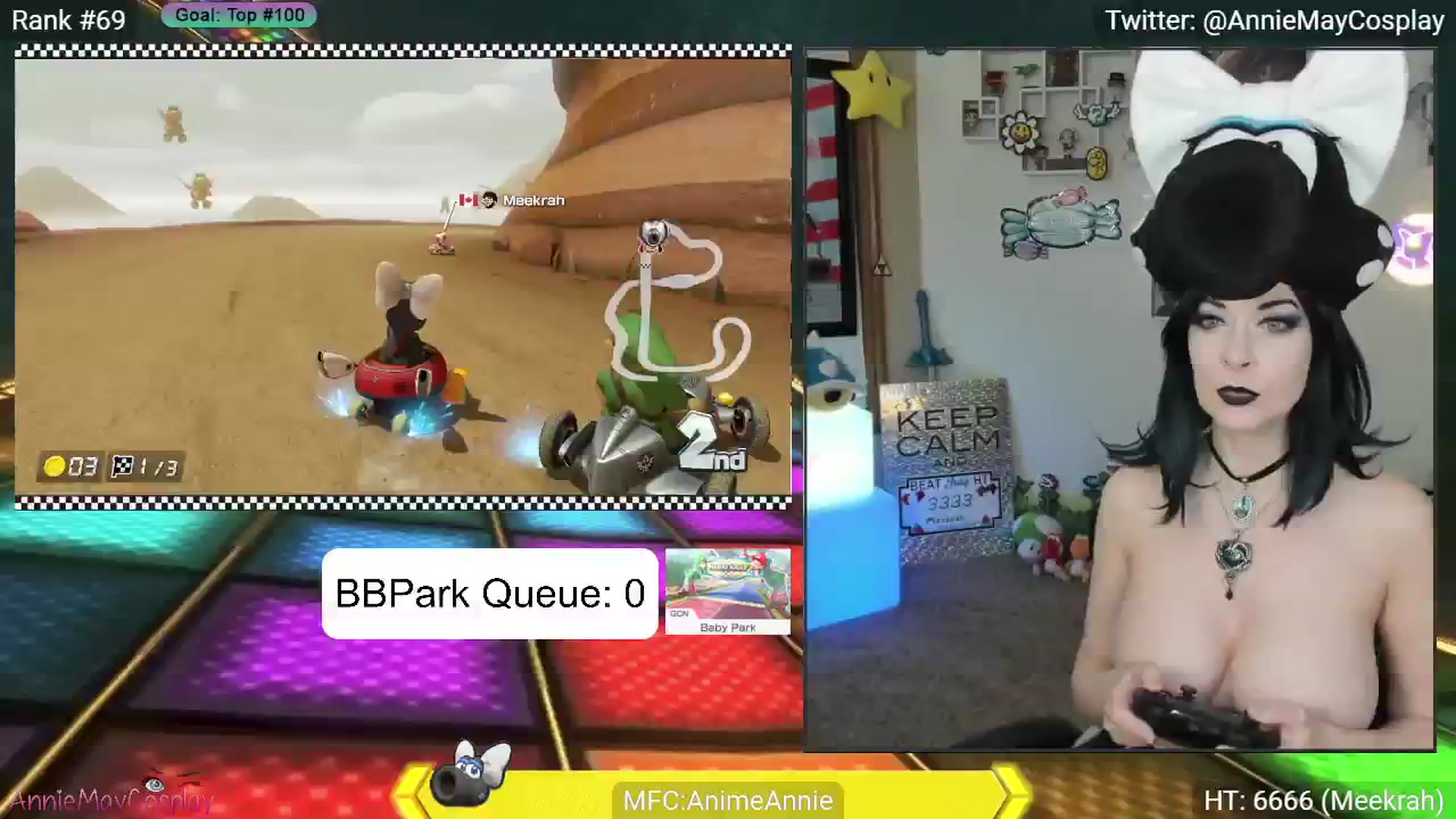 Gallery image thumbnail from AnimeAnnie's myfreecams stream on, 07/04/2024, 03:54 image 9 of 20