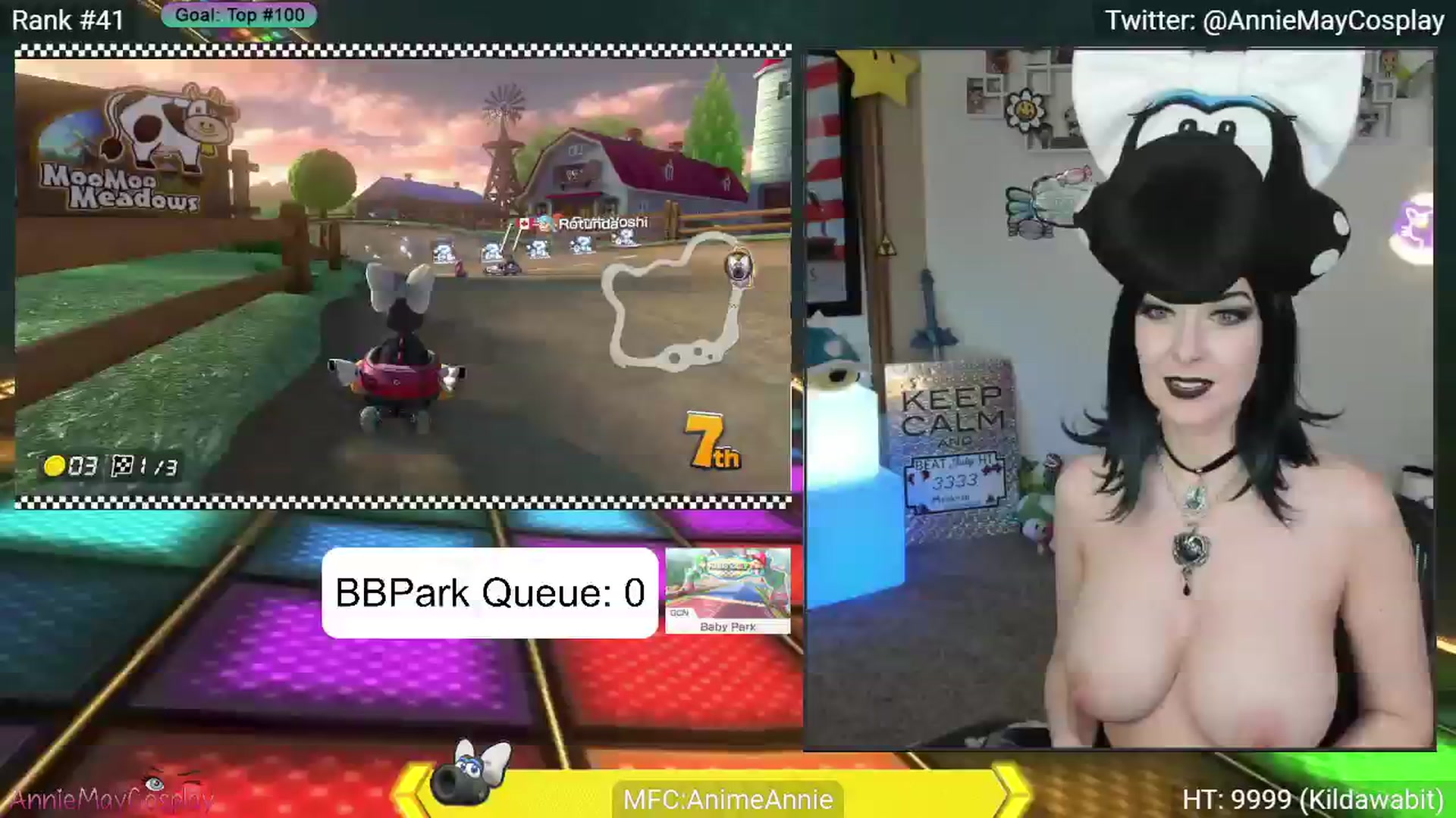 Gallery image thumbnail from AnimeAnnie's myfreecams stream on, 07/04/2024, 03:54 image 17 of 20