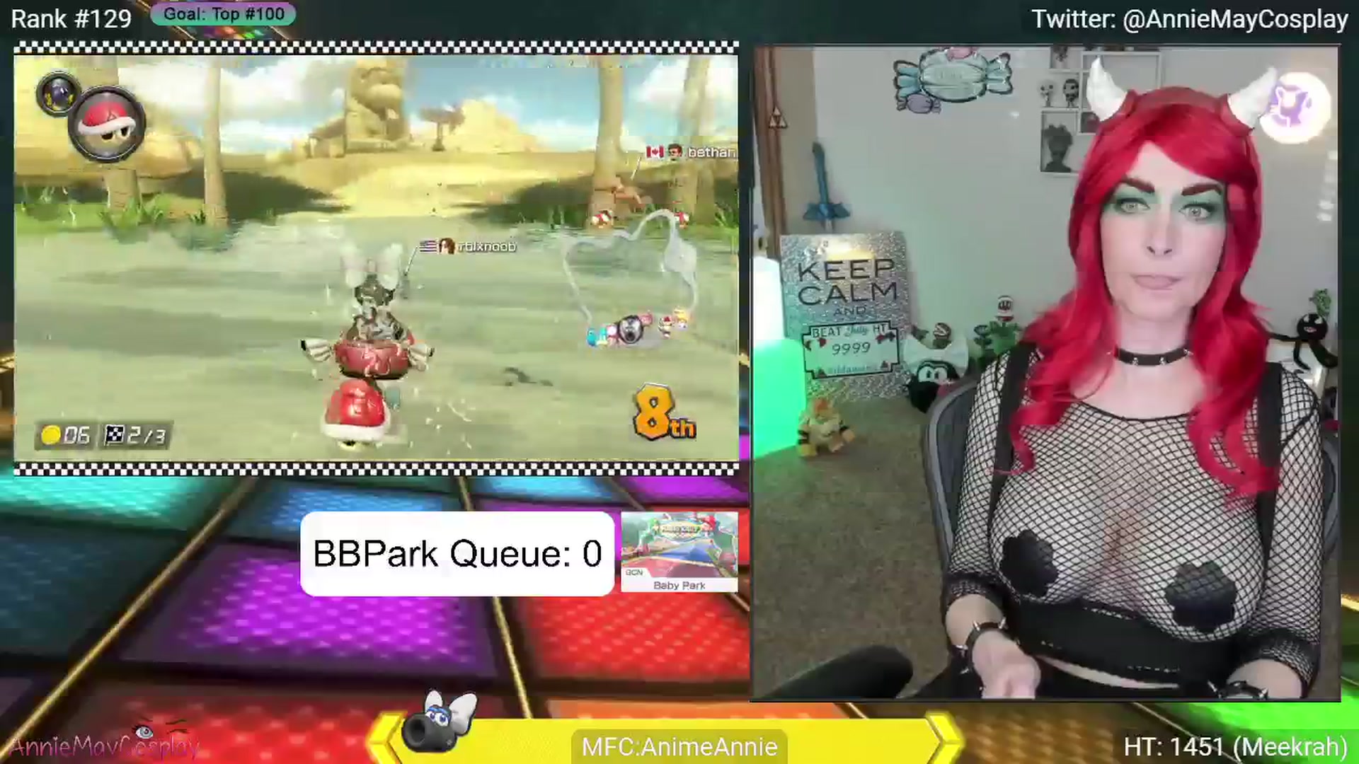 Gallery image thumbnail from AnimeAnnie's myfreecams stream on, 07/09/2024, 03:03 image 11 of 20