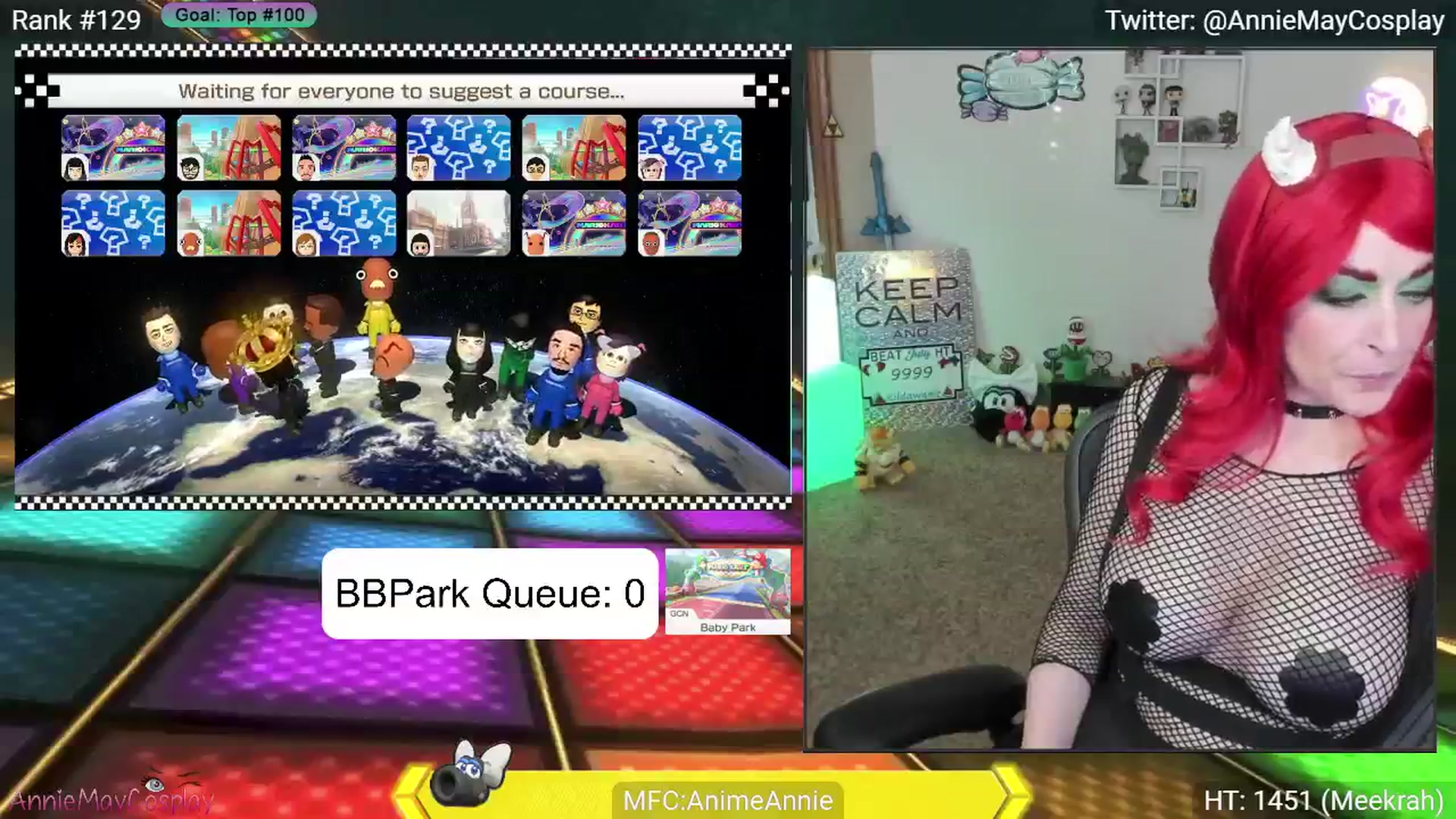 Gallery image thumbnail from AnimeAnnie's myfreecams stream on, 07/09/2024, 03:03 image 9 of 20