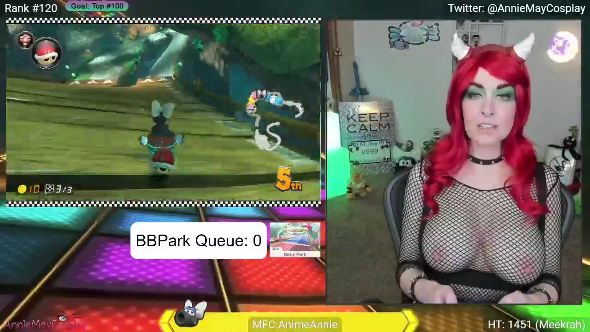 Gallery image thumbnail from AnimeAnnie's myfreecams stream on, 07/09/2024, 03:03 image 17 of 20