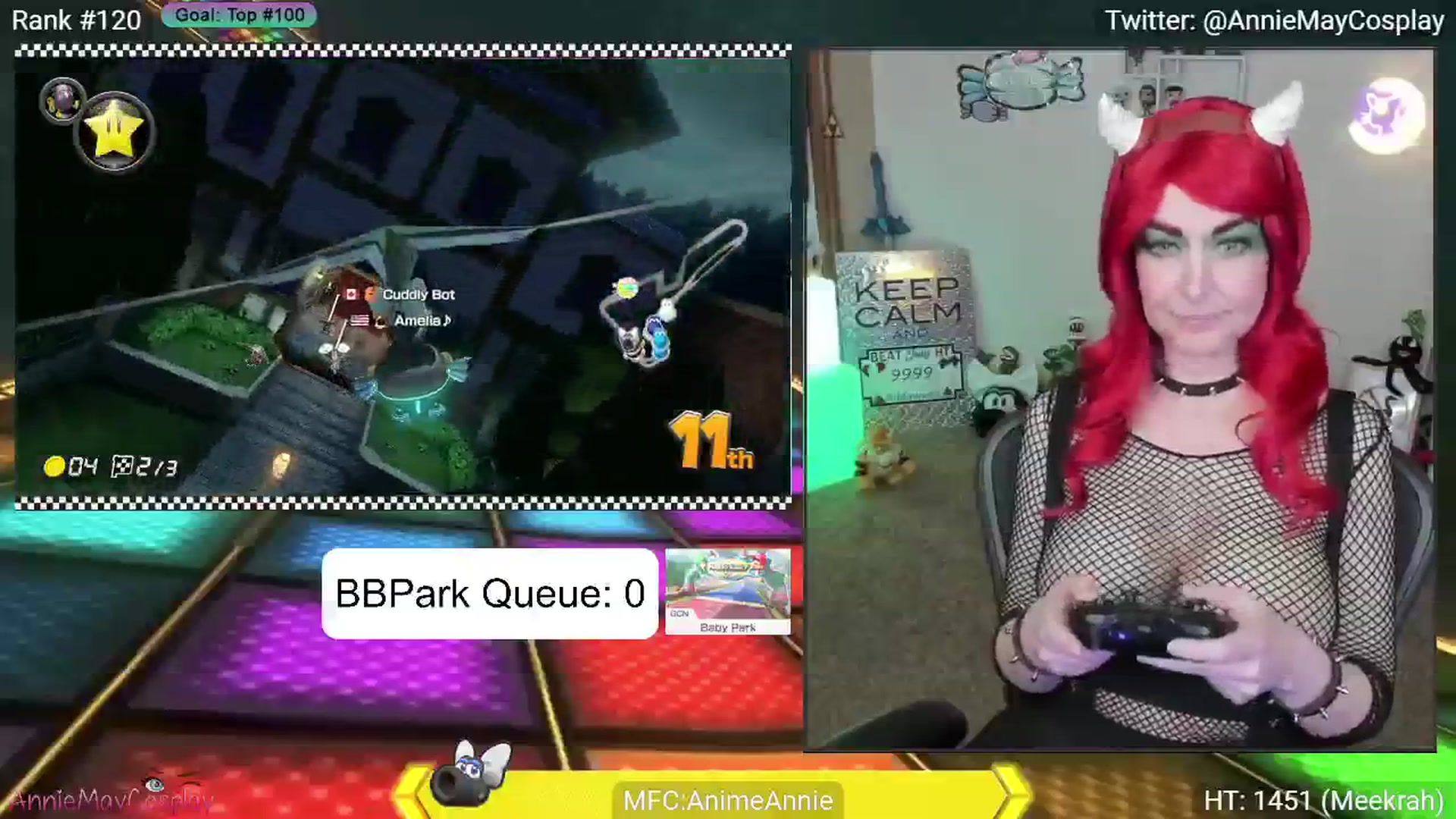 Gallery image thumbnail from AnimeAnnie's myfreecams stream on, 07/09/2024, 03:03 image 16 of 20