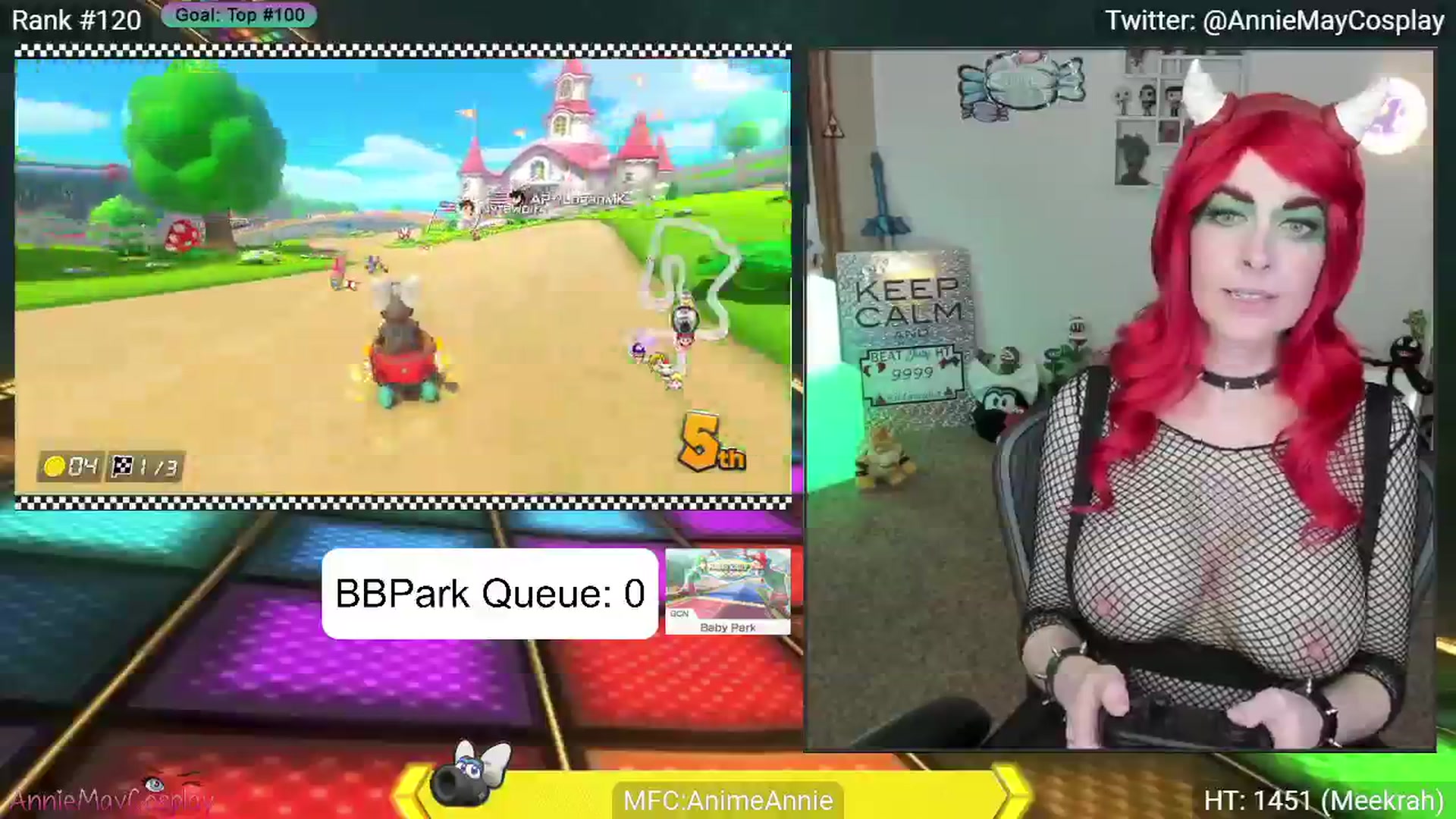Gallery image thumbnail from AnimeAnnie's myfreecams stream on, 07/09/2024, 03:03 image 20 of 20