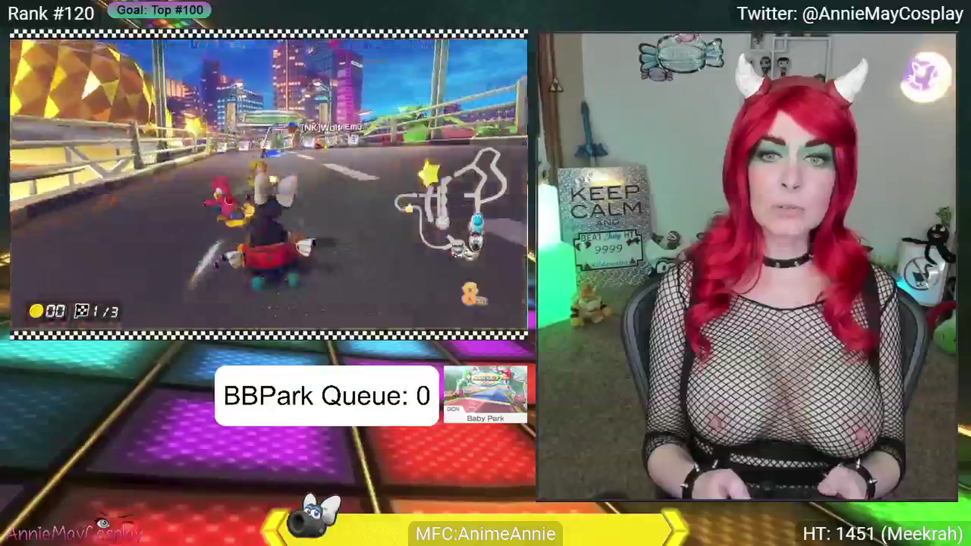 Gallery image thumbnail from AnimeAnnie's myfreecams stream on, 07/09/2024, 03:03 image 18 of 20