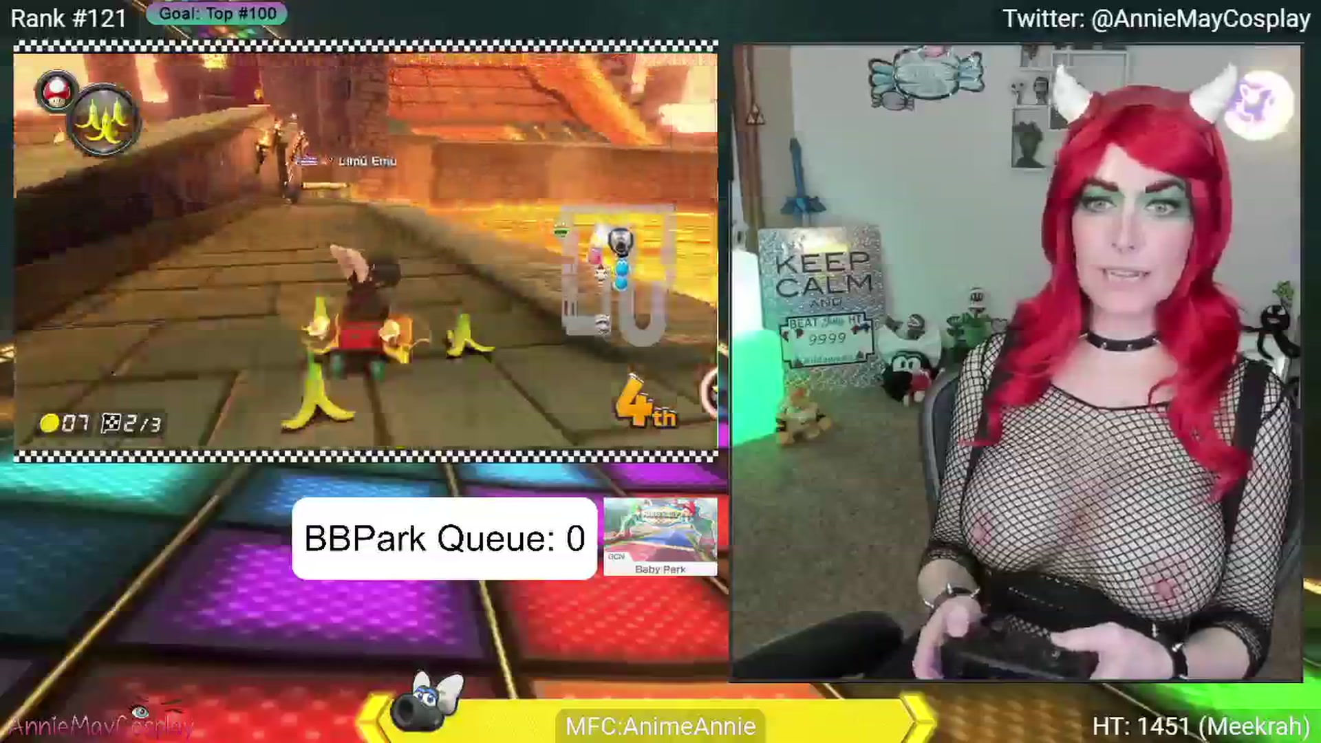 Gallery image thumbnail from AnimeAnnie's myfreecams stream on, 07/09/2024, 03:03 image 15 of 20