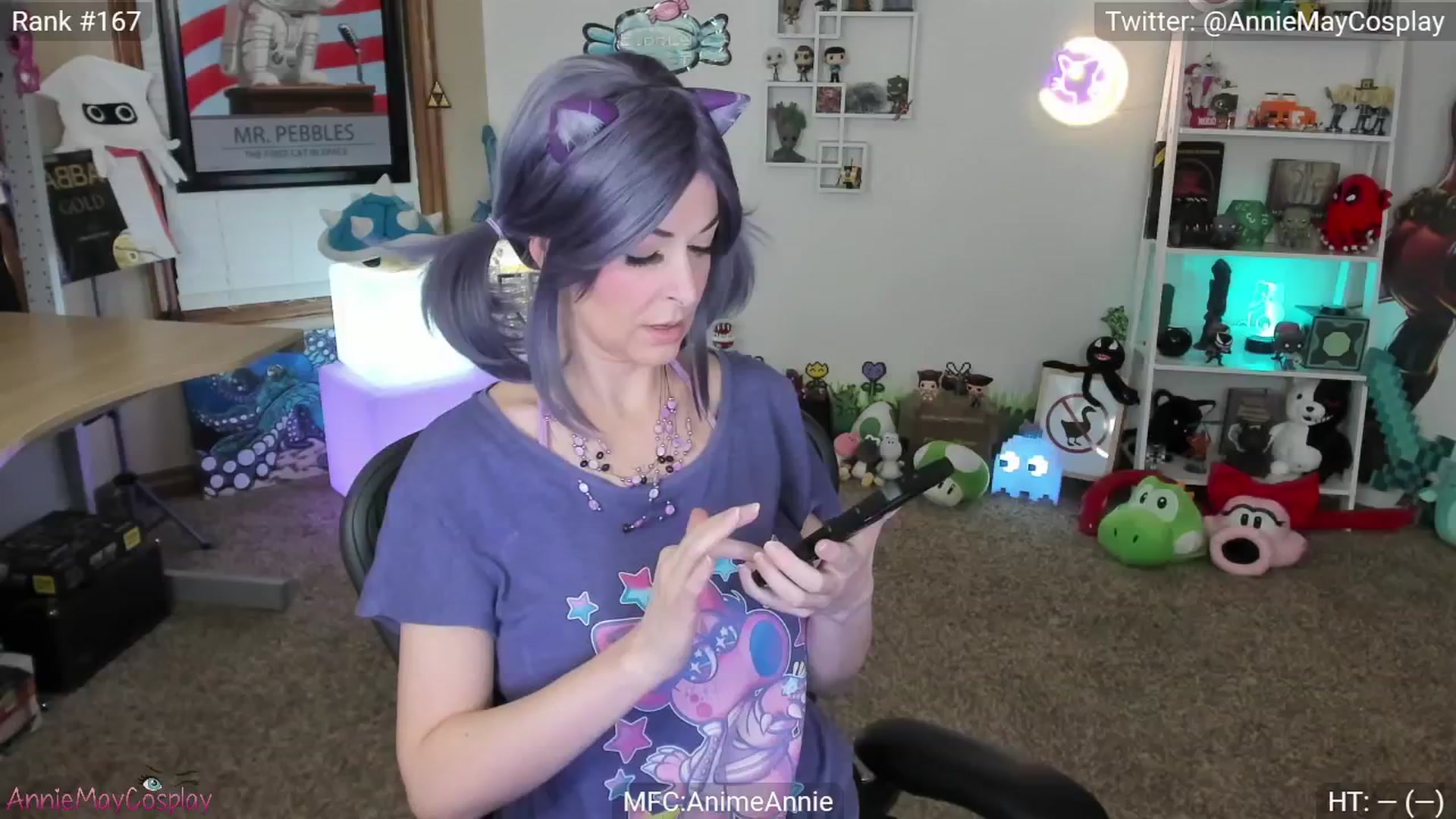 Gallery image thumbnail from AnimeAnnie's myfreecams stream on, 07/11/2024, 02:55 image 1 of 20