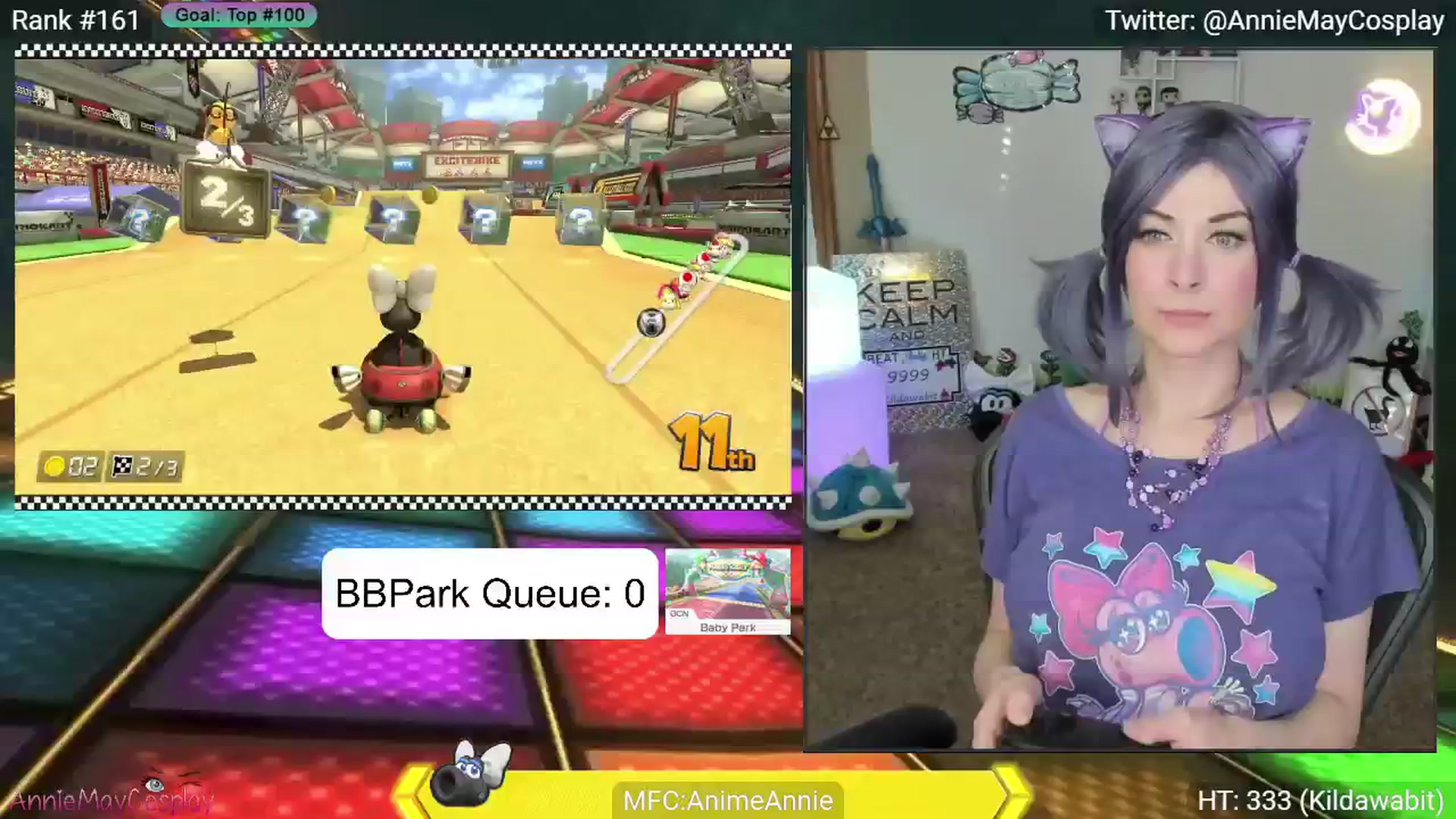 Gallery image thumbnail from AnimeAnnie's myfreecams stream on, 07/11/2024, 02:55 image 7 of 20