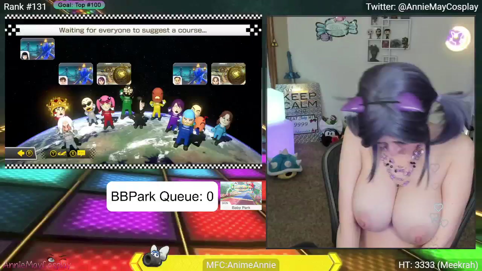 Gallery image thumbnail from AnimeAnnie's myfreecams stream on, 07/11/2024, 02:55 image 15 of 20