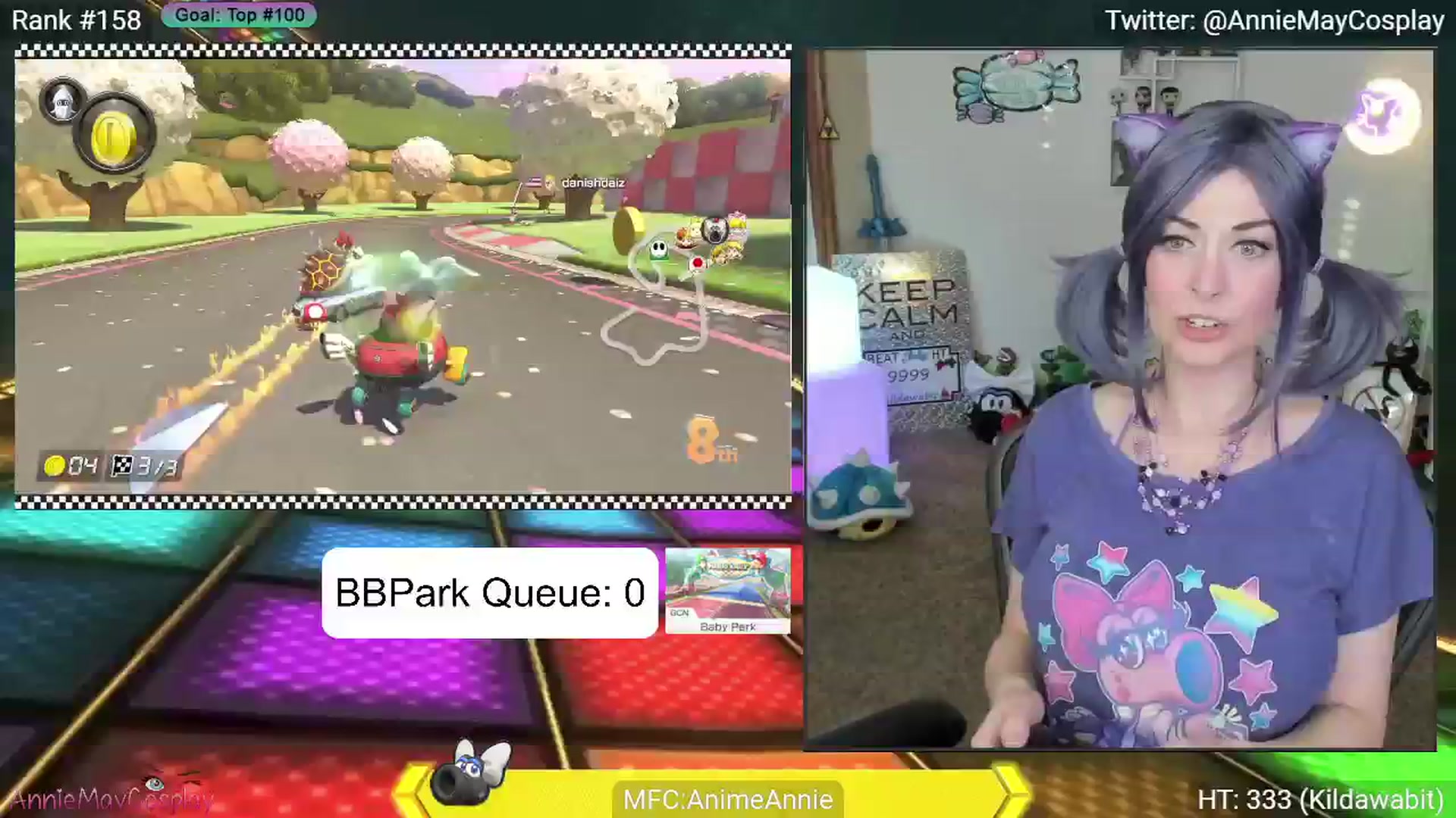 Gallery image thumbnail from AnimeAnnie's myfreecams stream on, 07/11/2024, 02:55 image 10 of 20