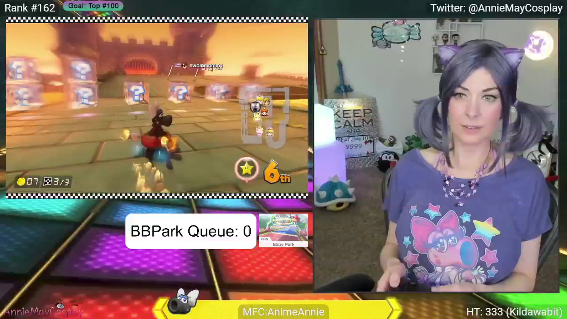 Gallery image thumbnail from AnimeAnnie's myfreecams stream on, 07/11/2024, 02:55 image 9 of 20