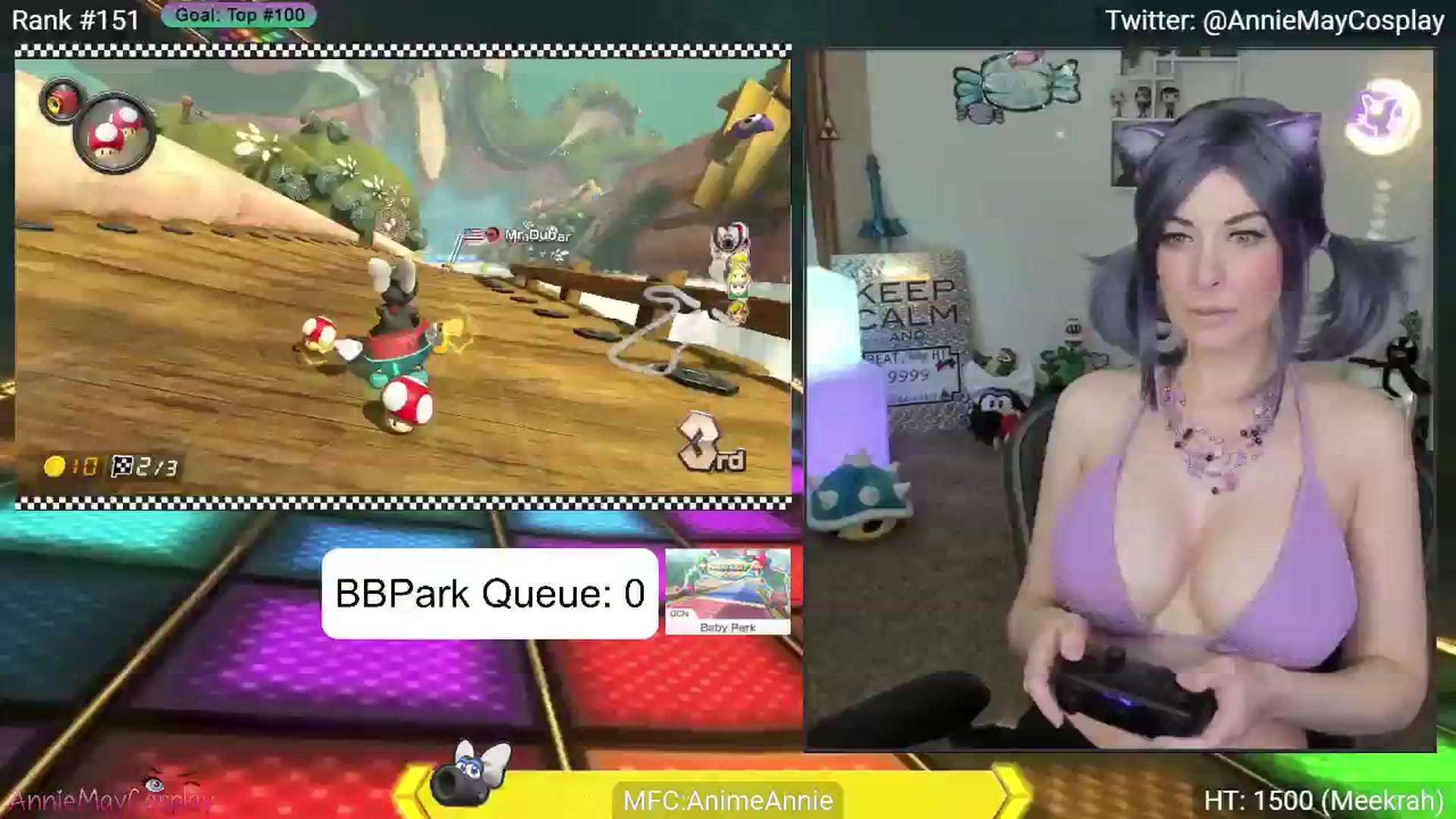 Gallery image thumbnail from AnimeAnnie's myfreecams stream on, 07/11/2024, 02:55 image 11 of 20