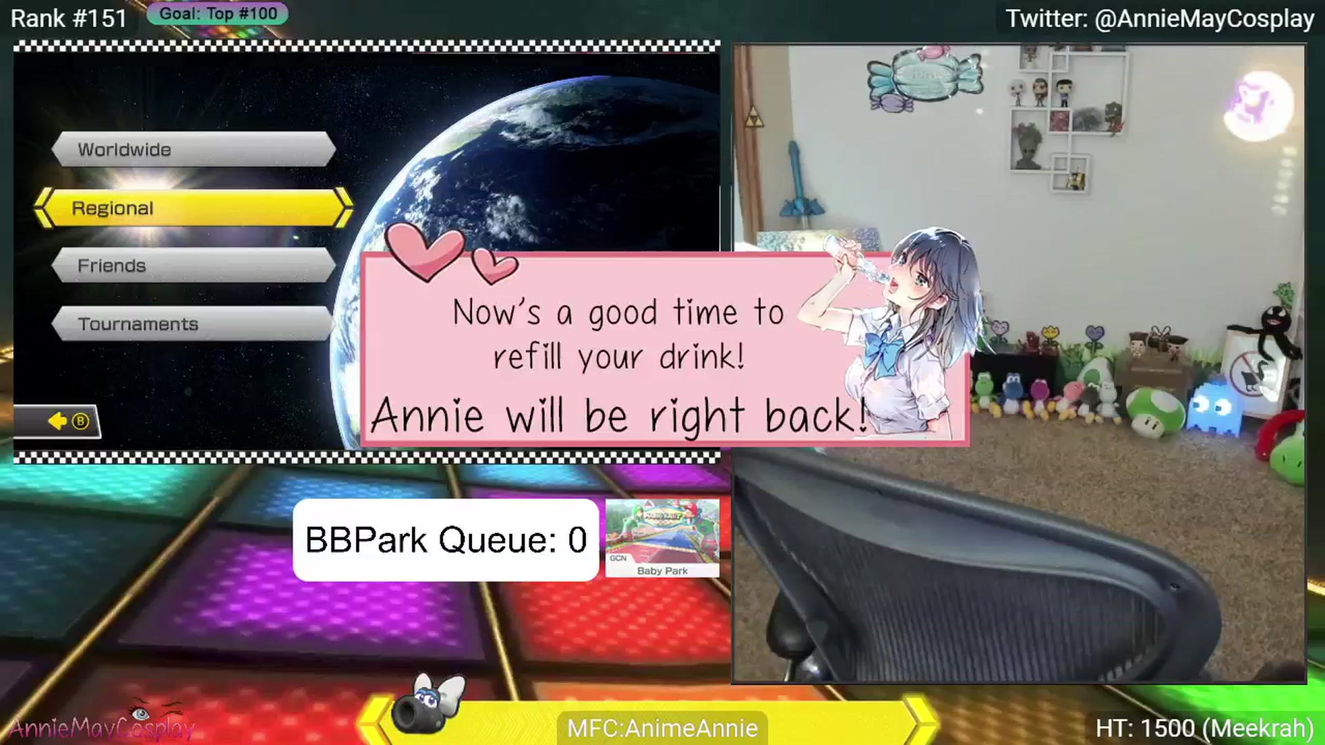 Gallery image thumbnail from AnimeAnnie's myfreecams stream on, 07/11/2024, 02:55 image 12 of 20