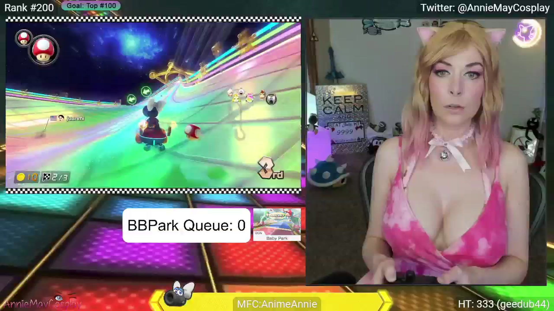 Gallery image thumbnail from AnimeAnnie's myfreecams stream on, 07/14/2024, 03:06 image 4 of 20