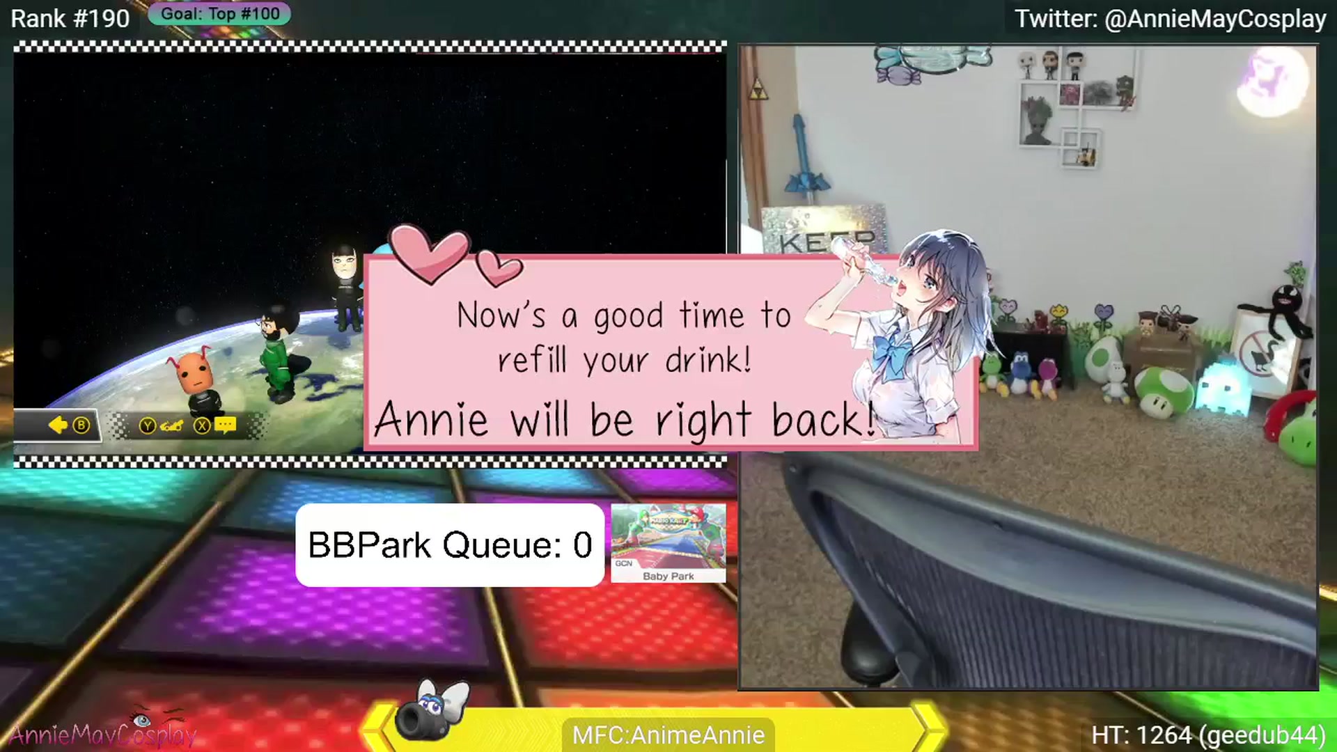 Gallery image thumbnail from AnimeAnnie's myfreecams stream on, 07/14/2024, 03:06 image 14 of 20
