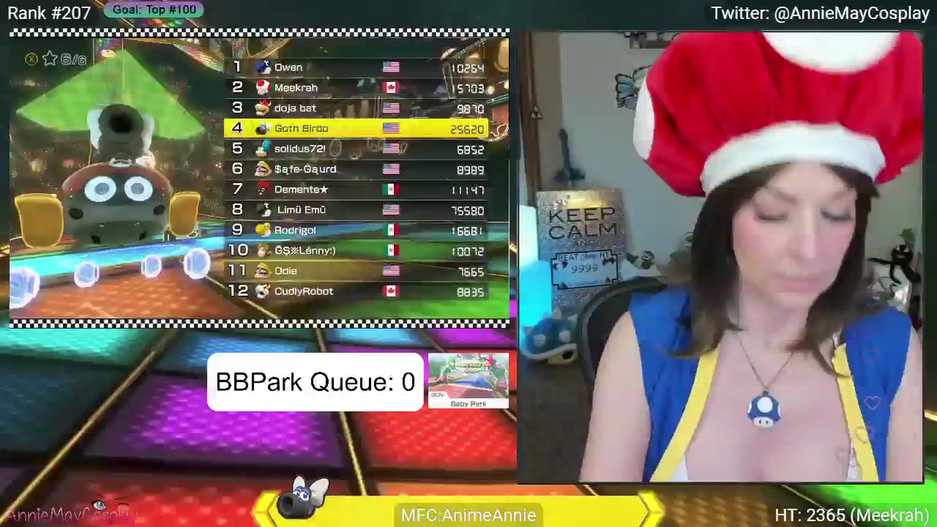 Gallery image thumbnail from AnimeAnnie's myfreecams stream on, 07/16/2024, 01:37 image 11 of 20