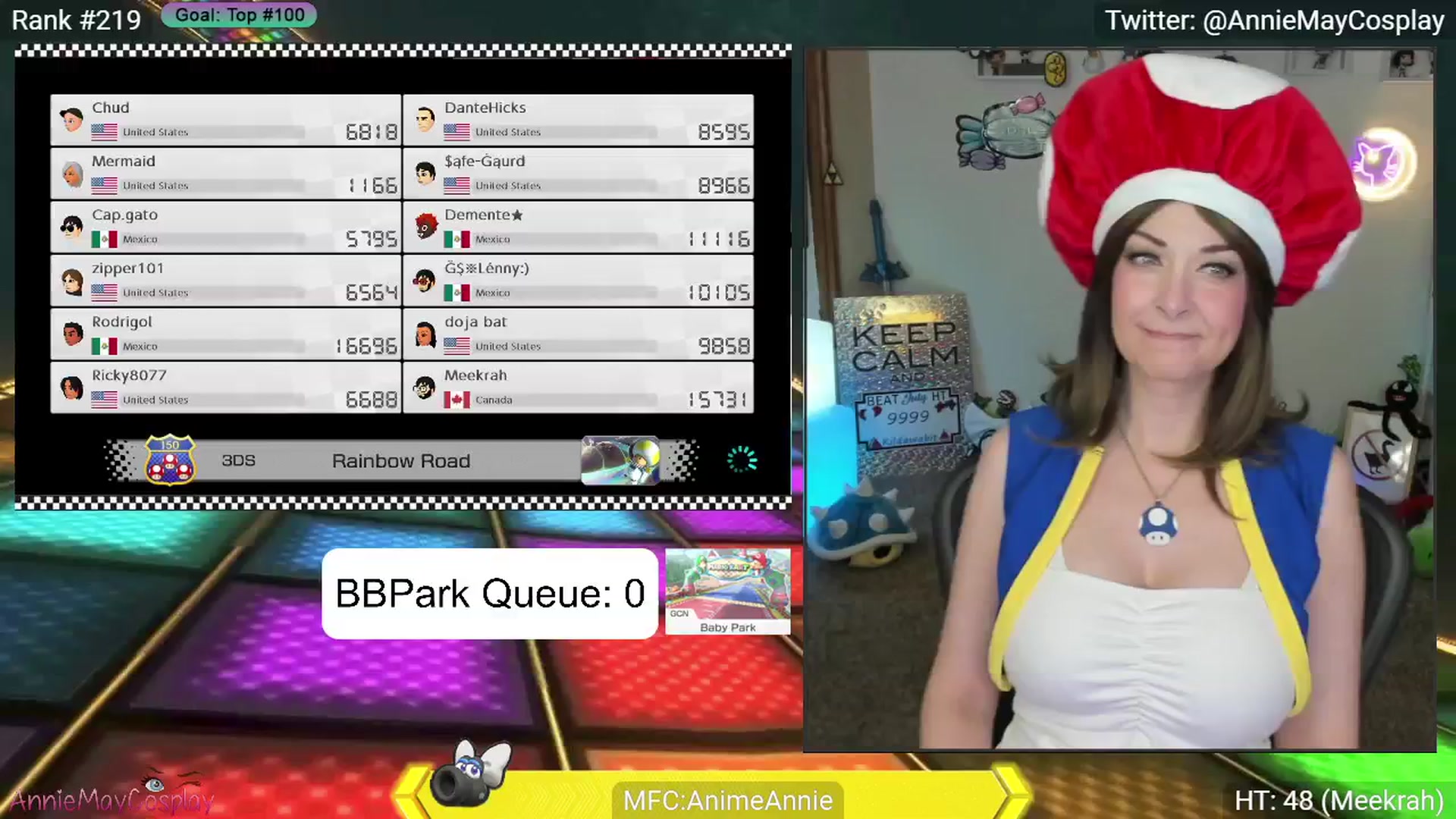 Gallery image thumbnail from AnimeAnnie's myfreecams stream on, 07/16/2024, 01:37 image 6 of 20