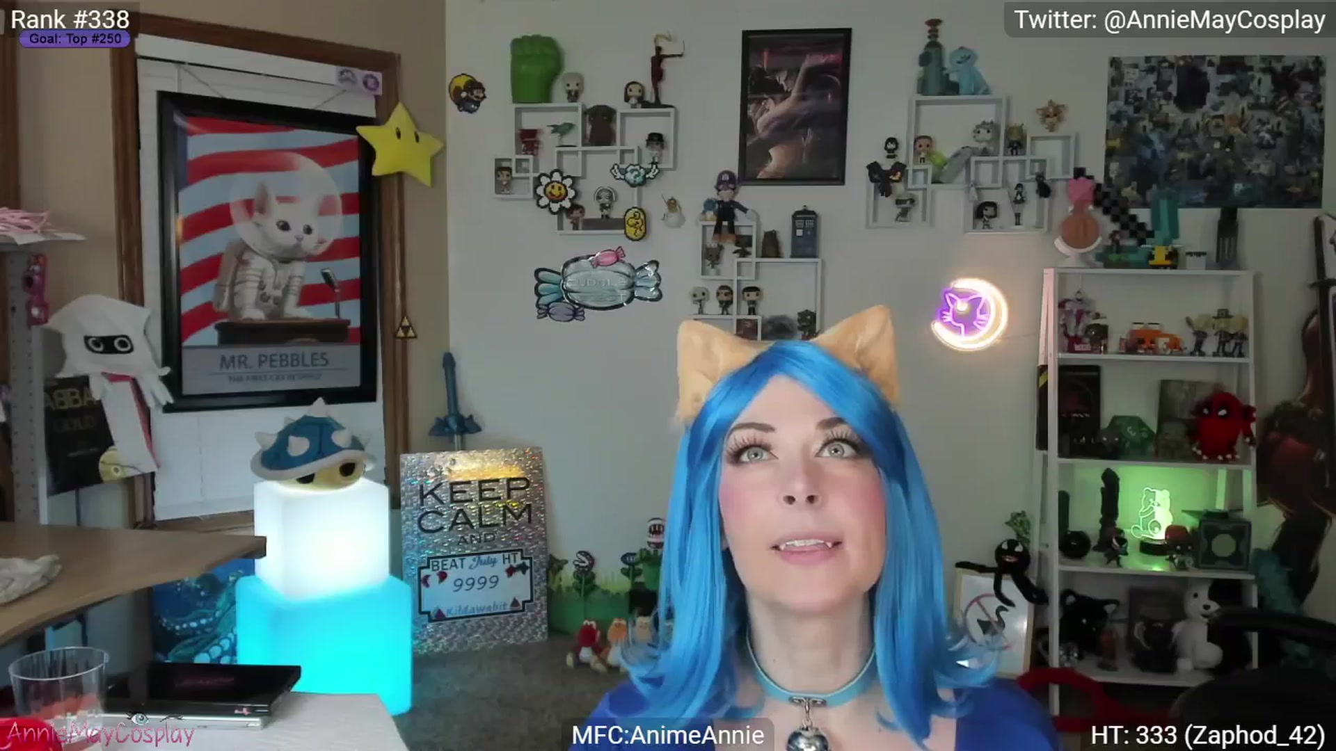 Gallery image thumbnail from AnimeAnnie's myfreecams stream on, 07/20/2024, 23:19 image 15 of 20