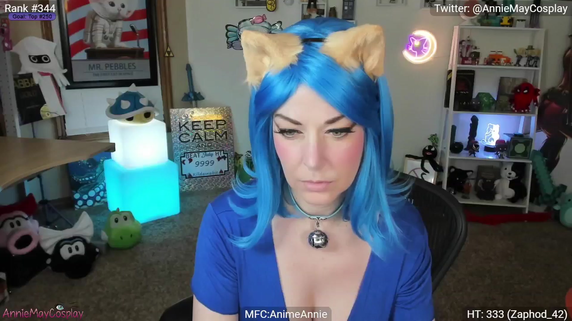 Gallery image thumbnail from AnimeAnnie's myfreecams stream on, 07/20/2024, 23:19 image 9 of 20