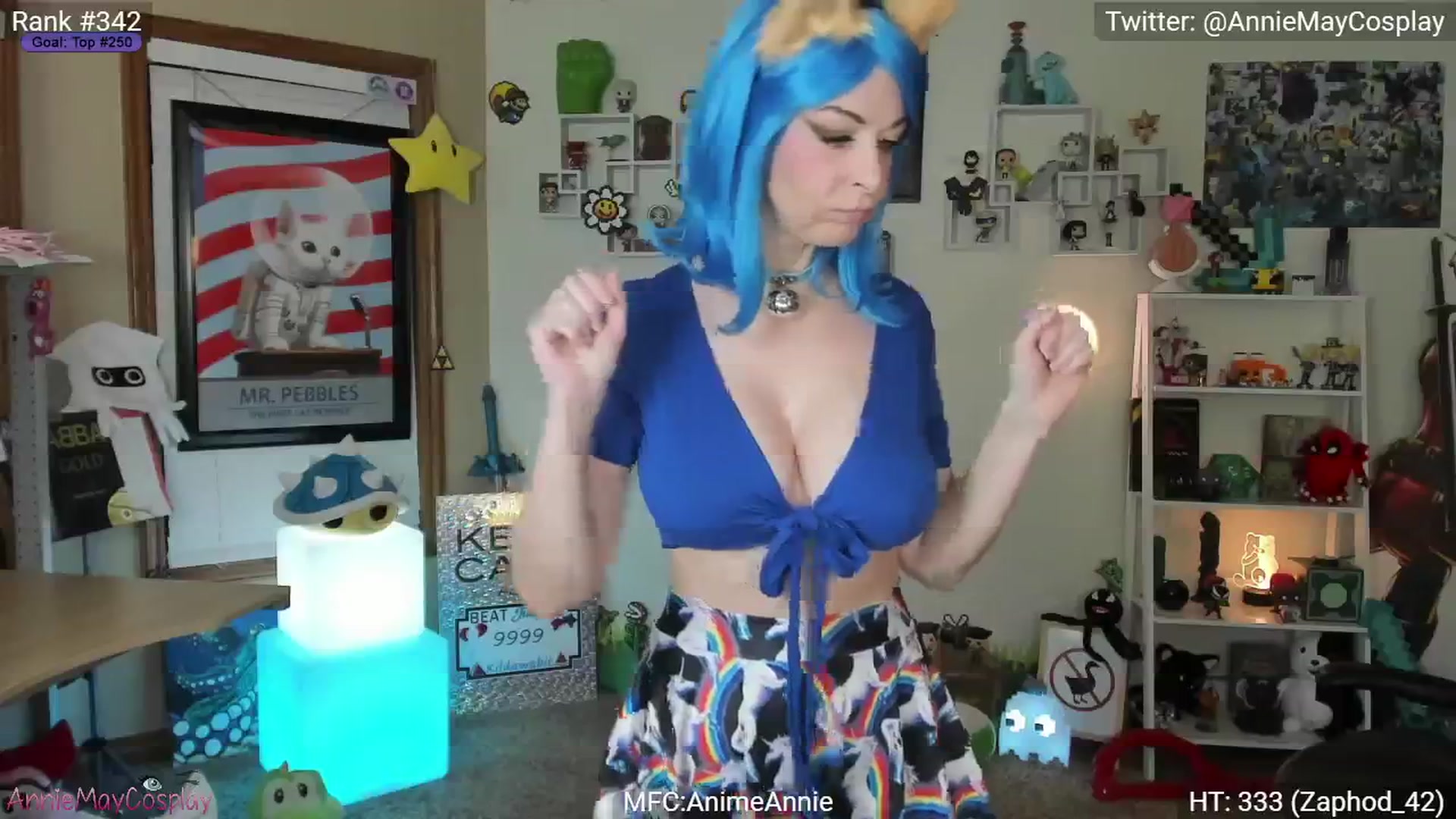 Gallery image thumbnail from AnimeAnnie's myfreecams stream on, 07/20/2024, 23:19 image 10 of 20