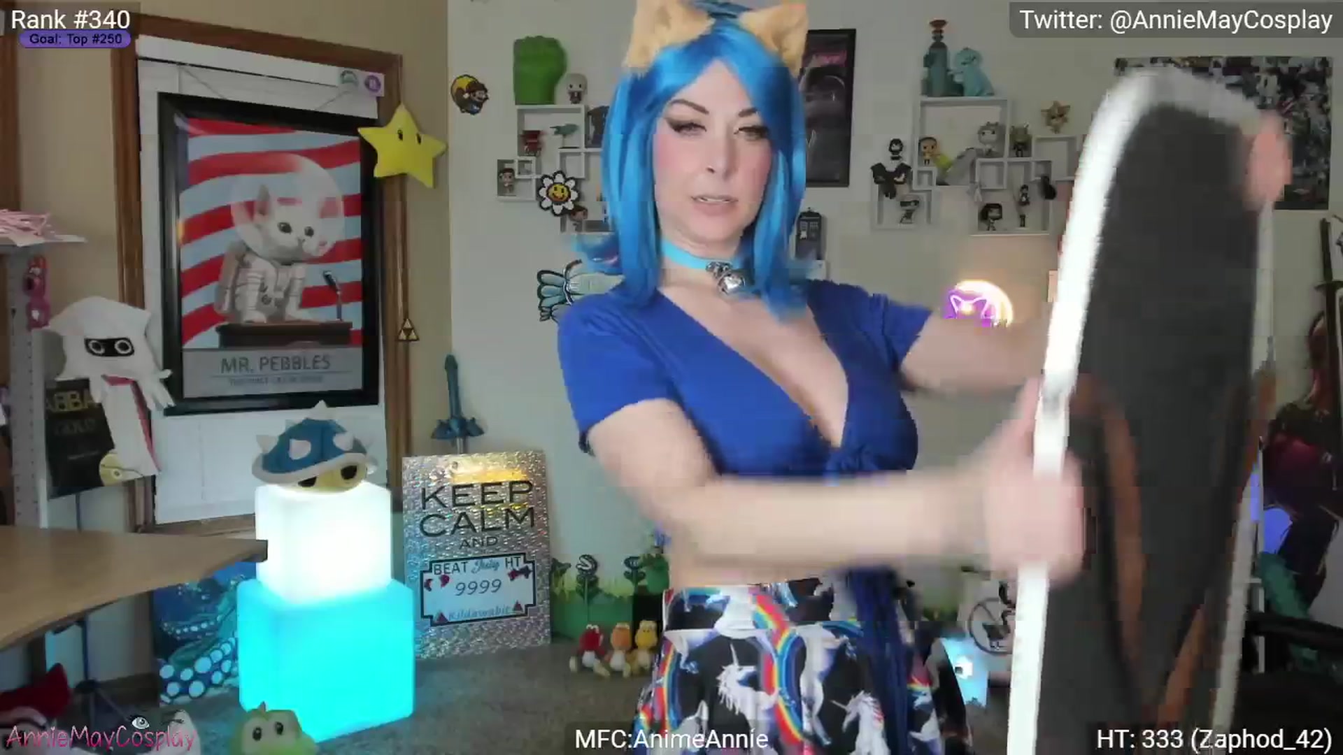 Gallery image thumbnail from AnimeAnnie's myfreecams stream on, 07/20/2024, 23:19 image 11 of 20