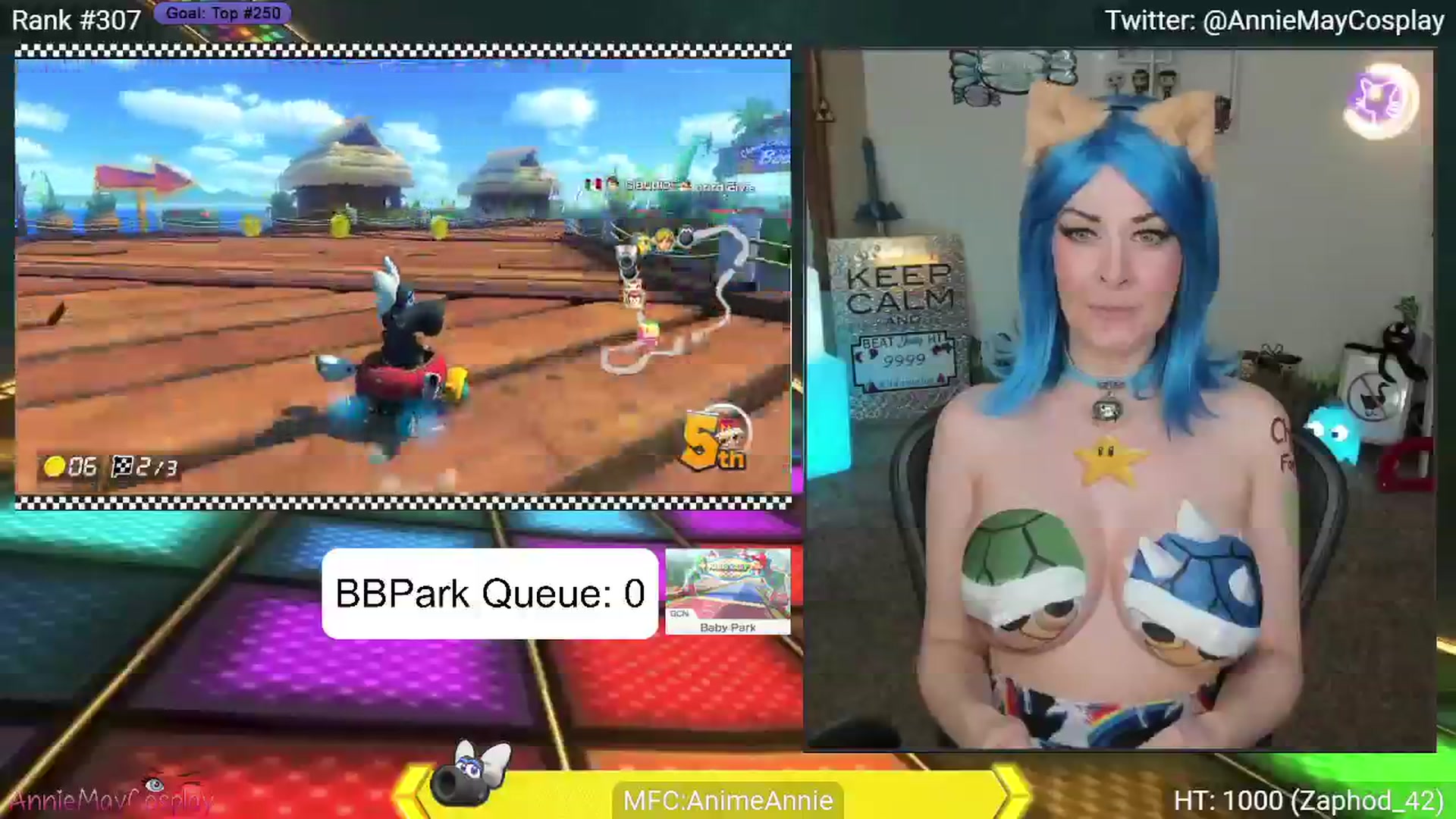 Gallery image thumbnail from AnimeAnnie's myfreecams stream on, 07/21/2024, 03:05 image 16 of 20
