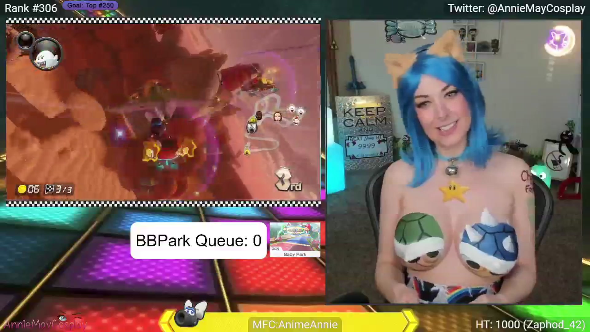 Gallery image thumbnail from AnimeAnnie's myfreecams stream on, 07/21/2024, 03:05 image 14 of 20