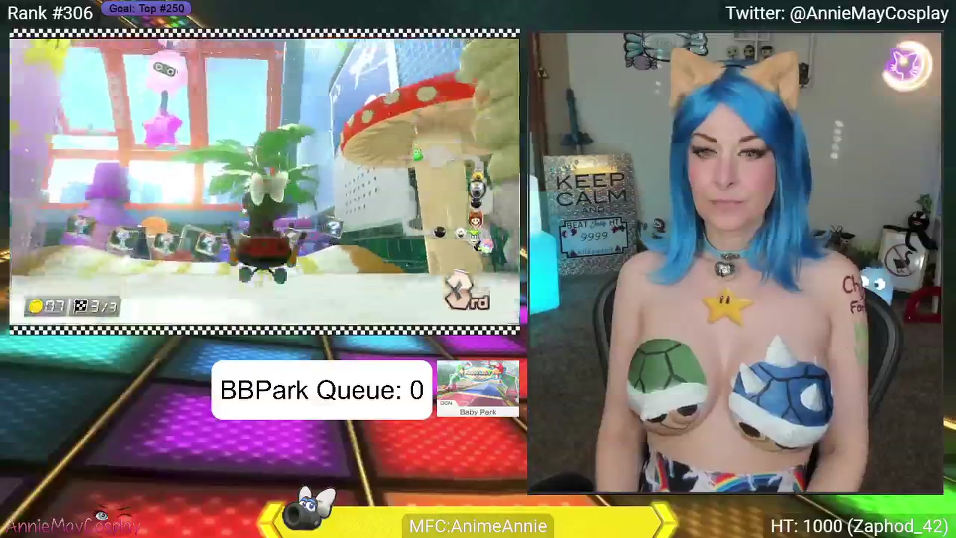 Gallery image thumbnail from AnimeAnnie's myfreecams stream on, 07/21/2024, 03:05 image 12 of 20
