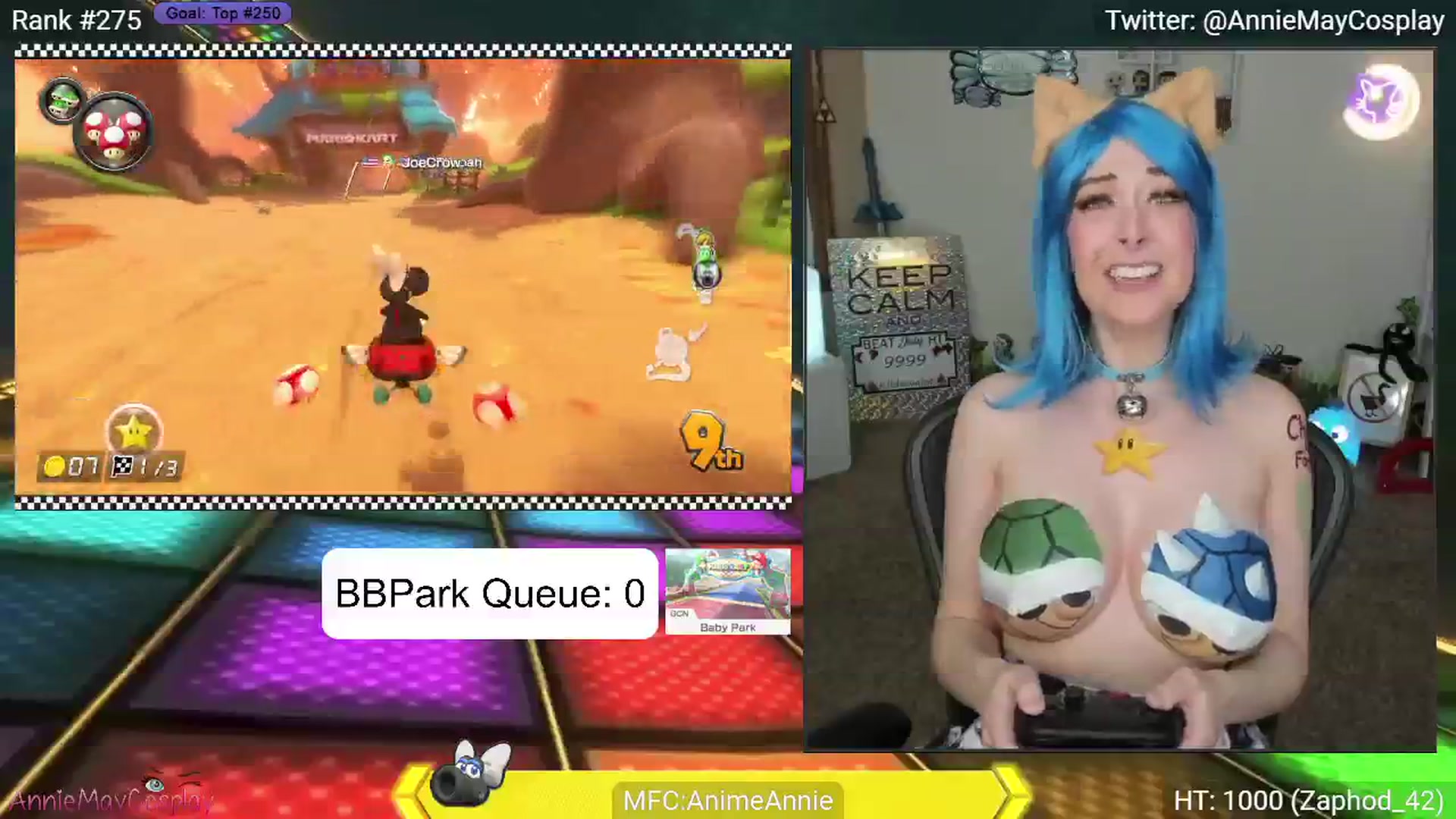 Gallery image thumbnail from AnimeAnnie's myfreecams stream on, 07/21/2024, 04:29 image 13 of 20