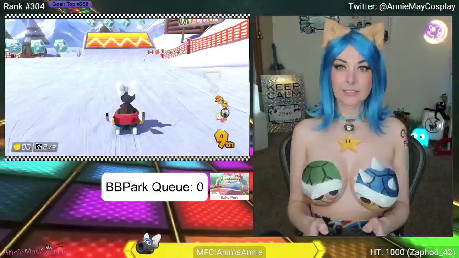 Gallery image thumbnail from AnimeAnnie's myfreecams stream on, 07/21/2024, 04:29 image 4 of 20