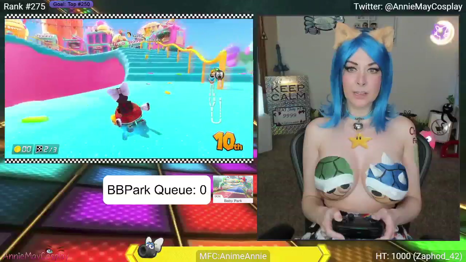 Gallery image thumbnail from AnimeAnnie's myfreecams stream on, 07/21/2024, 04:29 image 19 of 20