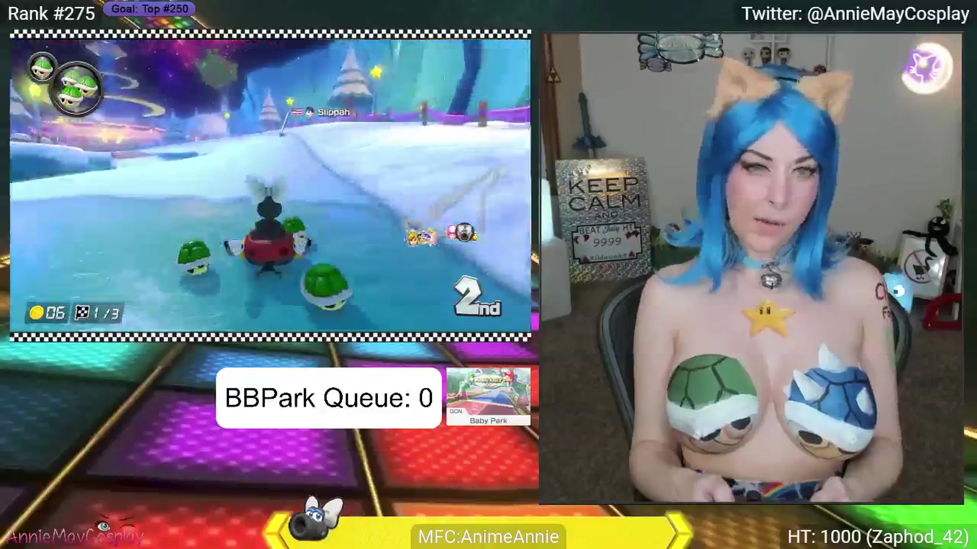 Gallery image thumbnail from AnimeAnnie's myfreecams stream on, 07/21/2024, 04:29 image 14 of 20