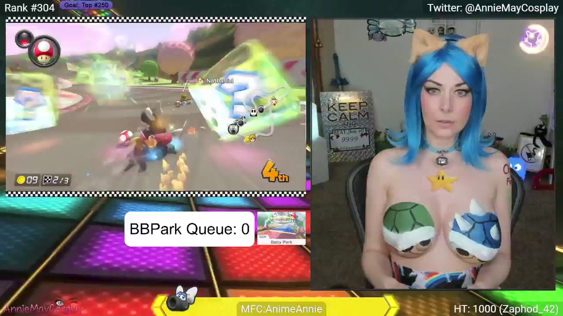 Gallery image thumbnail from AnimeAnnie's myfreecams stream on, 07/21/2024, 04:29 image 2 of 20
