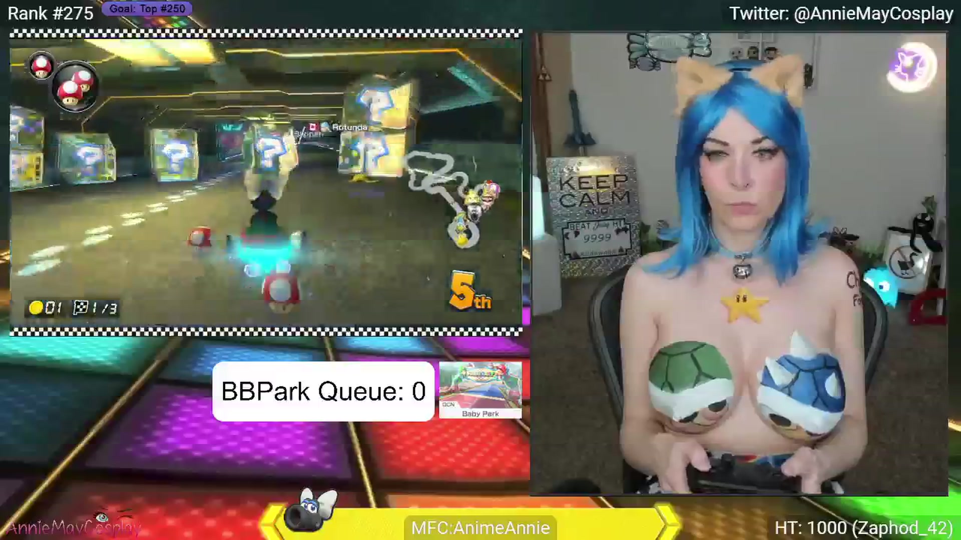 Gallery image thumbnail from AnimeAnnie's myfreecams stream on, 07/21/2024, 04:29 image 15 of 20