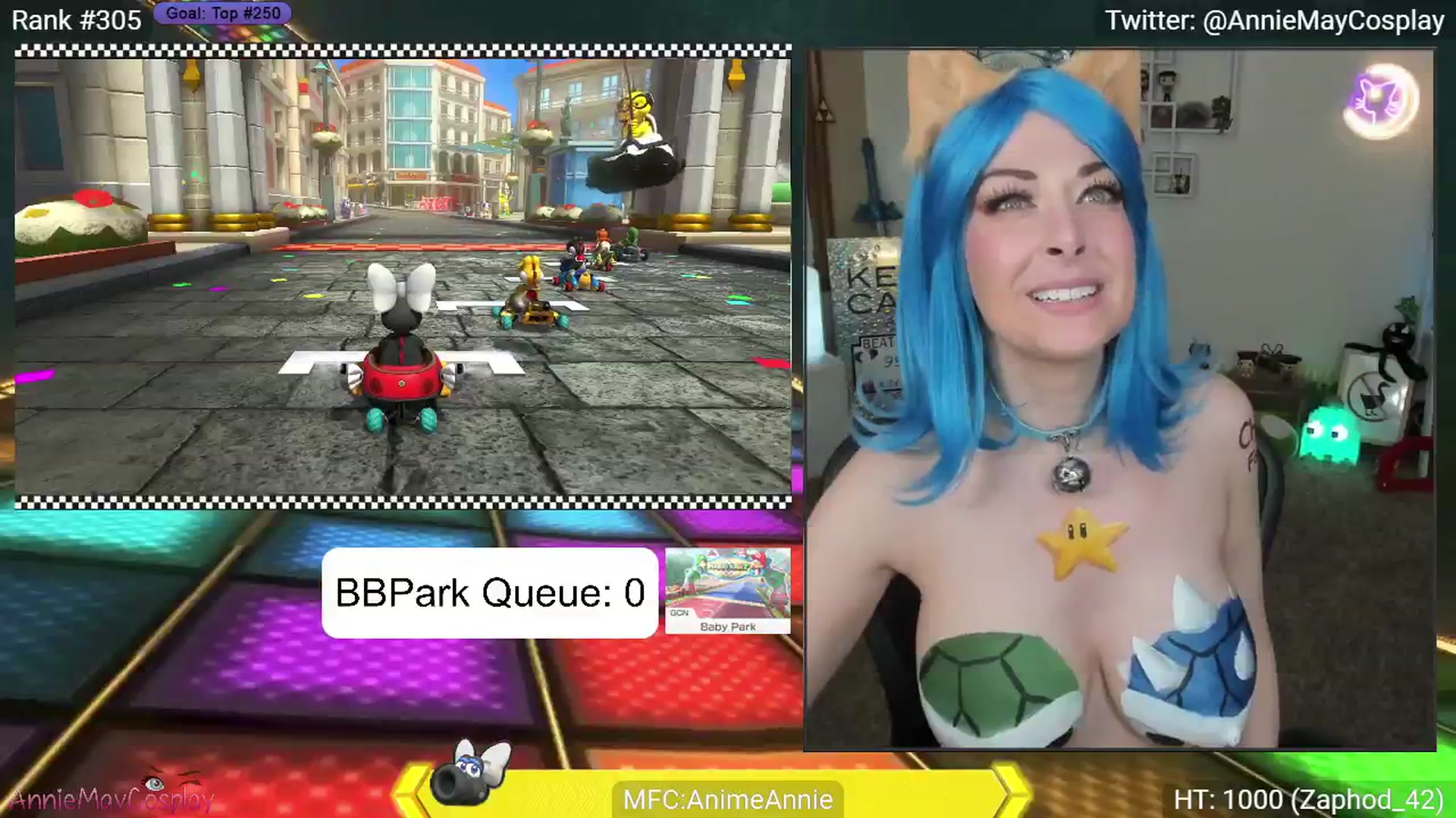 Gallery image thumbnail from AnimeAnnie's myfreecams stream on, 07/21/2024, 04:29 image 5 of 20