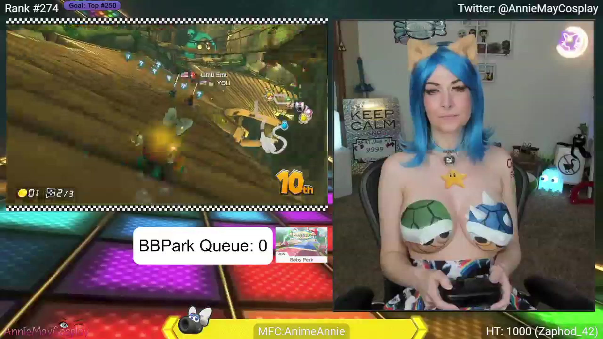Gallery image thumbnail from AnimeAnnie's myfreecams stream on, 07/21/2024, 04:29 image 20 of 20