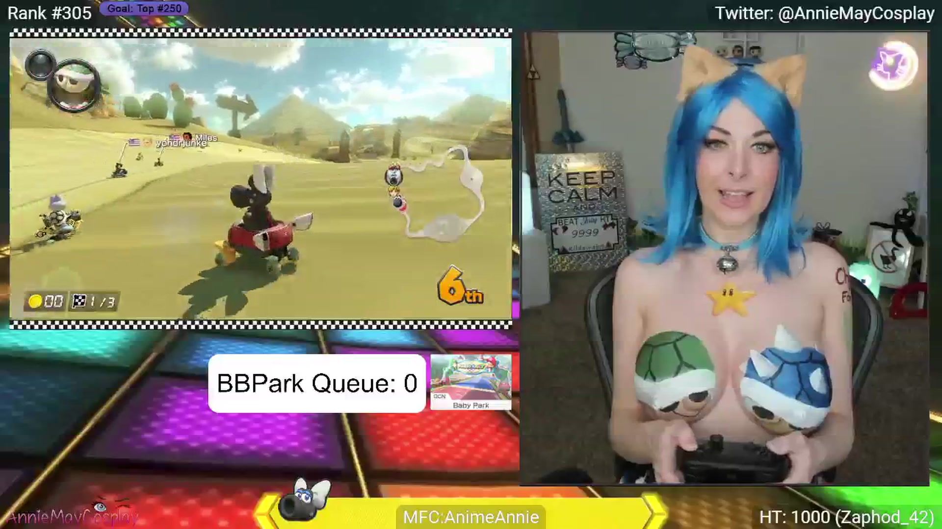 Gallery image thumbnail from AnimeAnnie's myfreecams stream on, 07/21/2024, 04:29 image 7 of 20