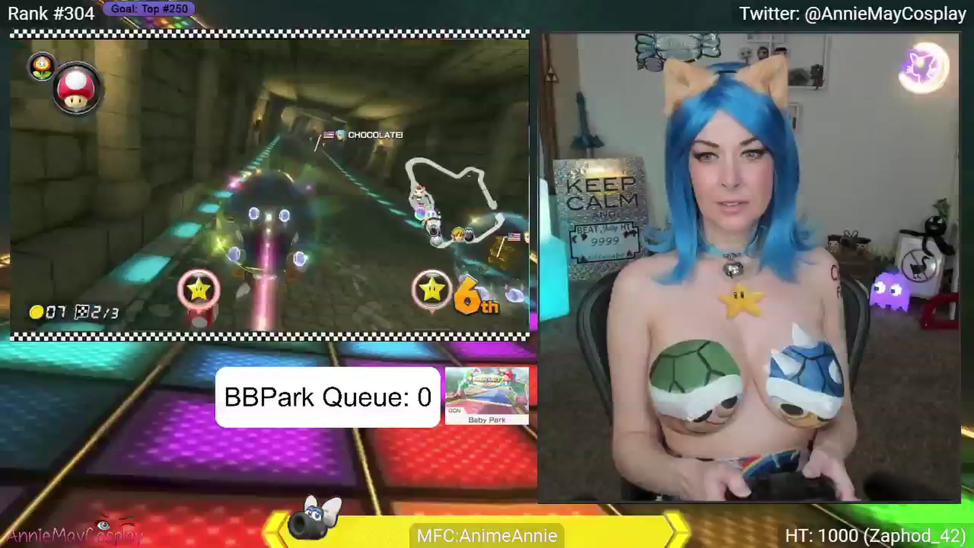 Gallery image thumbnail from AnimeAnnie's myfreecams stream on, 07/21/2024, 04:29 image 1 of 20