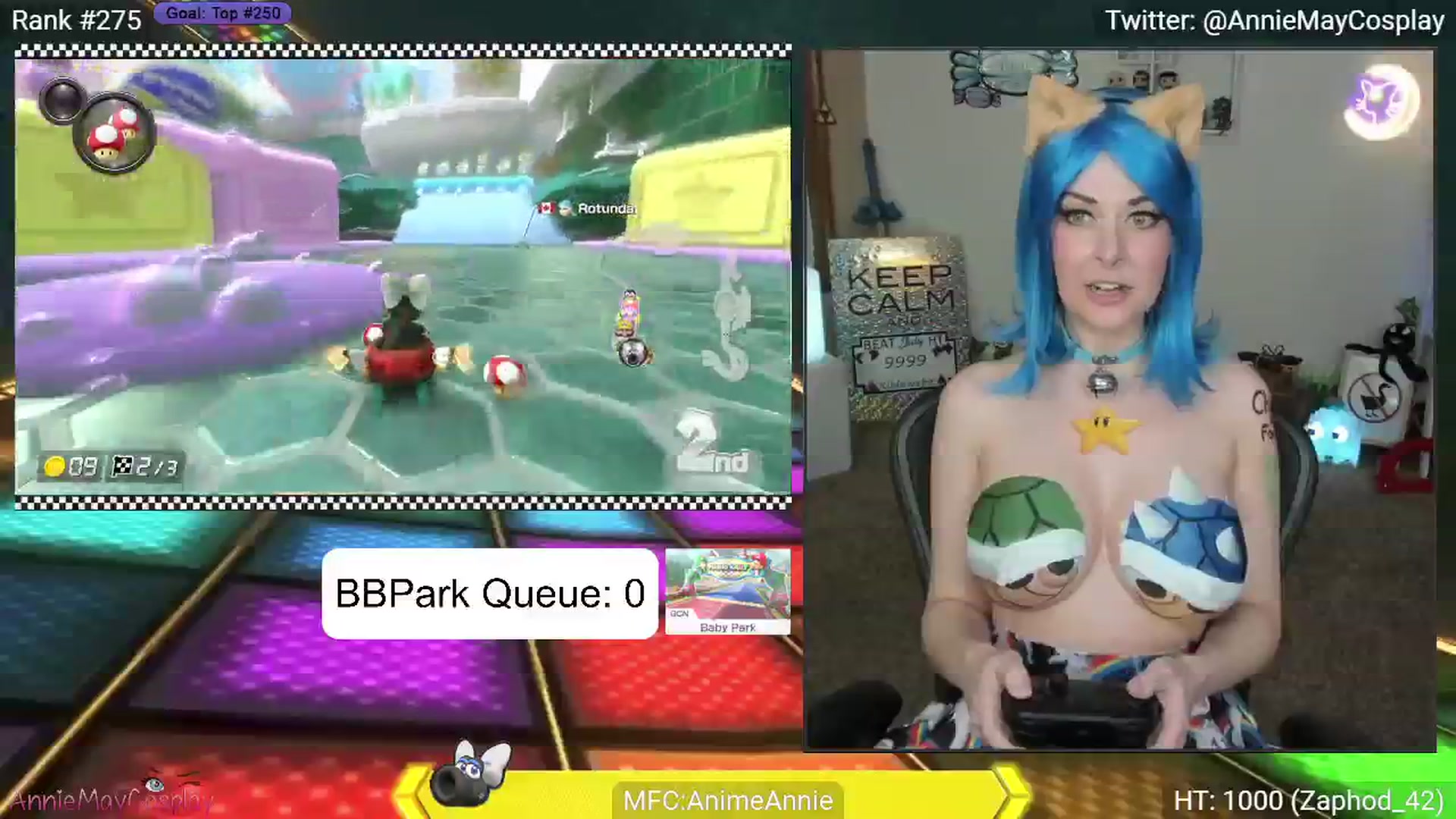 Gallery image thumbnail from AnimeAnnie's myfreecams stream on, 07/21/2024, 04:29 image 17 of 20