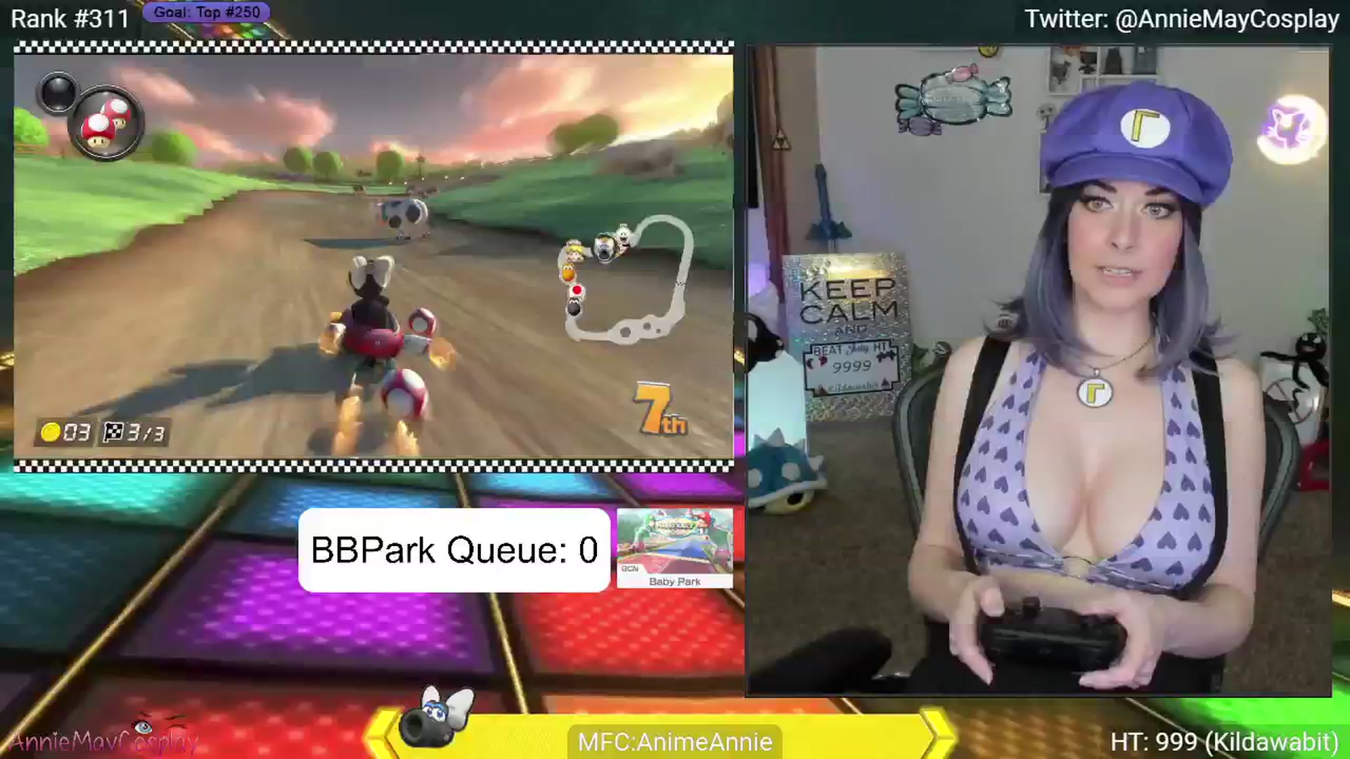 Gallery image thumbnail from AnimeAnnie's myfreecams stream on, 07/23/2024, 03:23 image 13 of 20