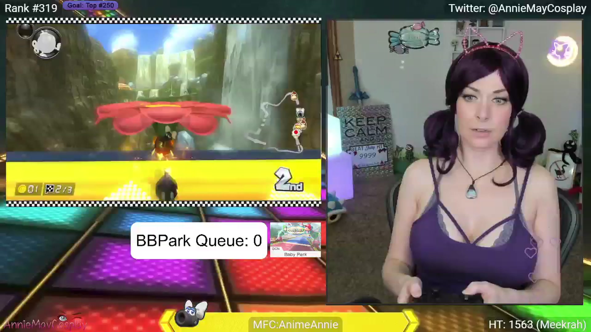Gallery image thumbnail from AnimeAnnie's myfreecams stream on, 07/25/2024, 02:53 image 8 of 20