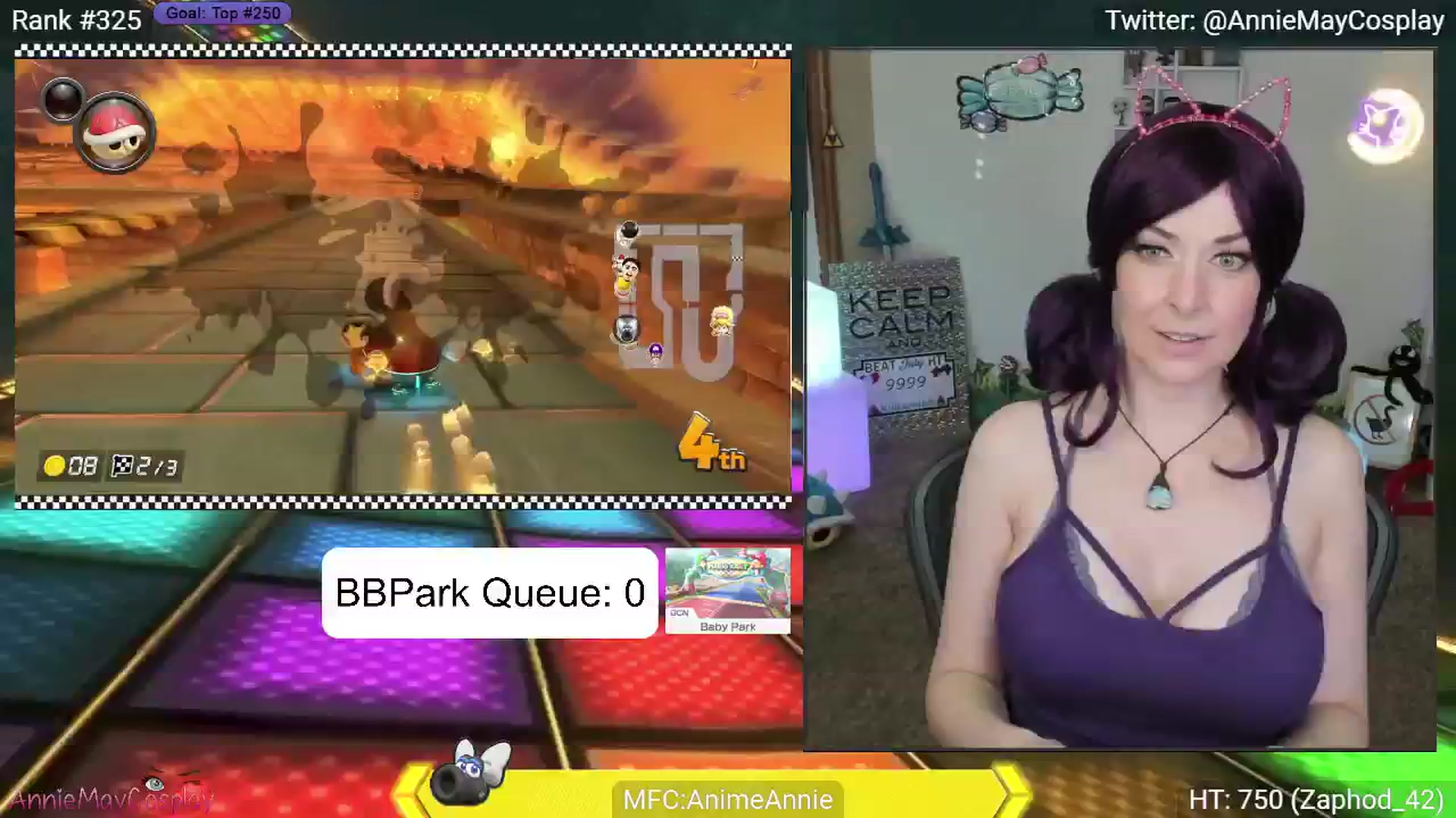 Gallery image thumbnail from AnimeAnnie's myfreecams stream on, 07/25/2024, 02:53 image 7 of 20