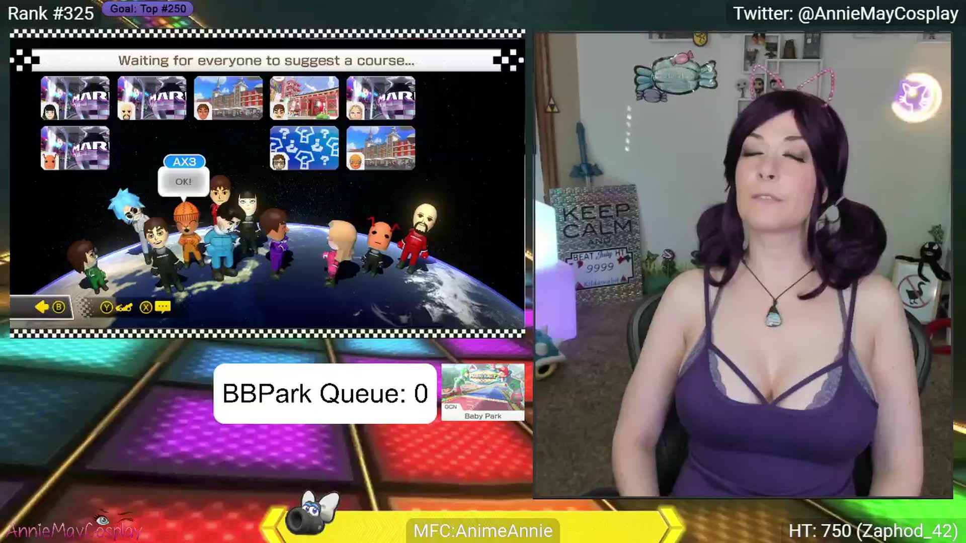 Gallery image thumbnail from AnimeAnnie's myfreecams stream on, 07/25/2024, 02:53 image 4 of 20