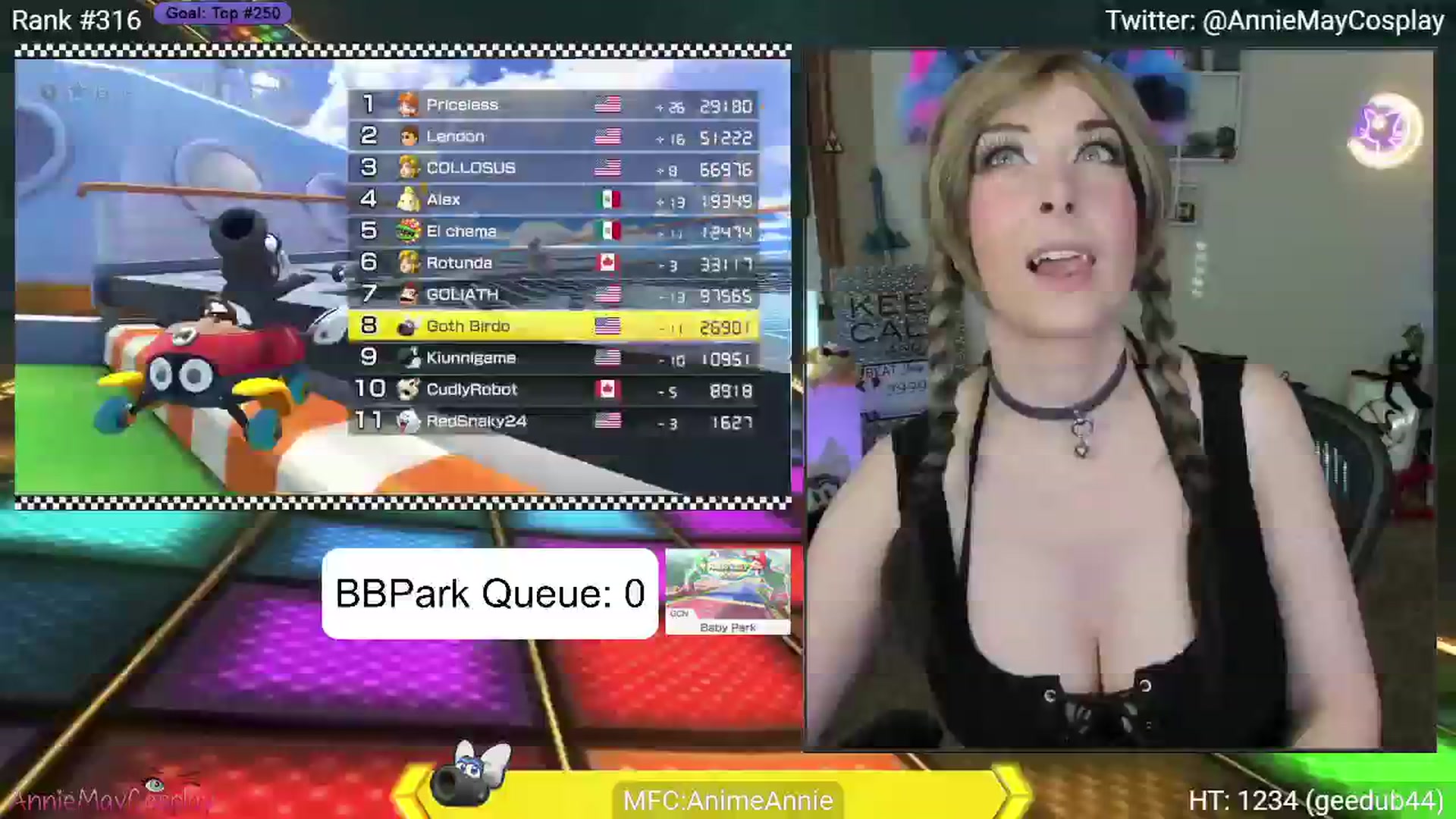 Gallery image thumbnail from AnimeAnnie's myfreecams stream on, 07/28/2024, 03:29 image 4 of 20