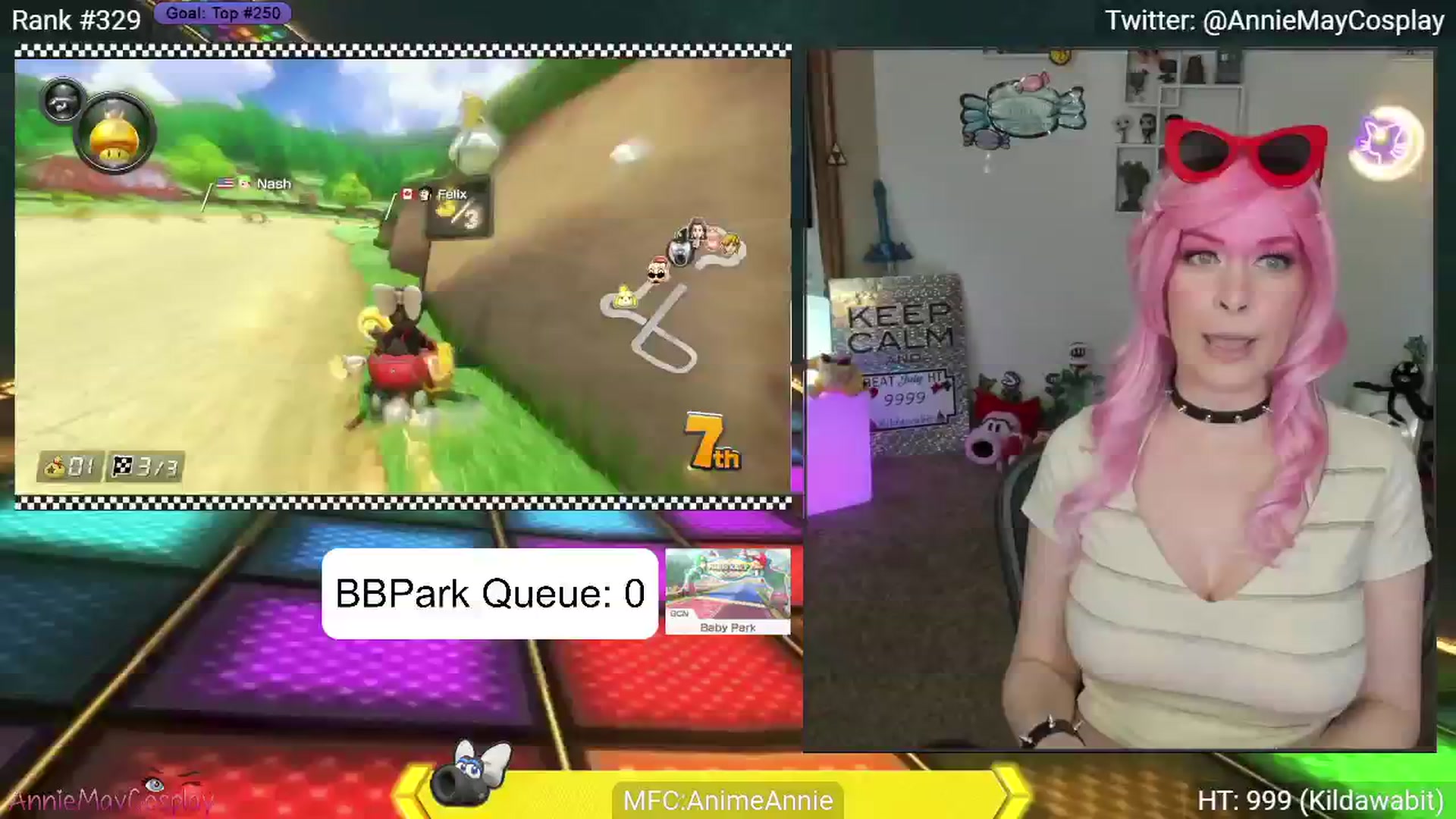 Gallery image thumbnail from AnimeAnnie's myfreecams stream on, 07/30/2024, 03:33 image 4 of 20