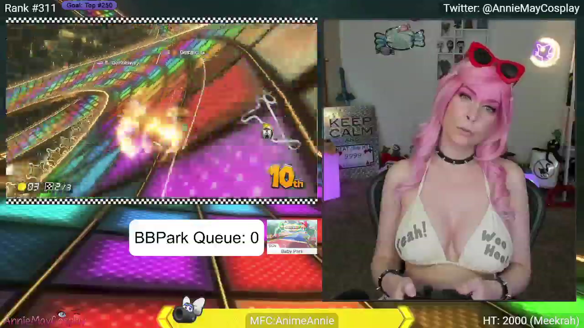 Gallery image thumbnail from AnimeAnnie's myfreecams stream on, 07/30/2024, 03:33 image 13 of 20